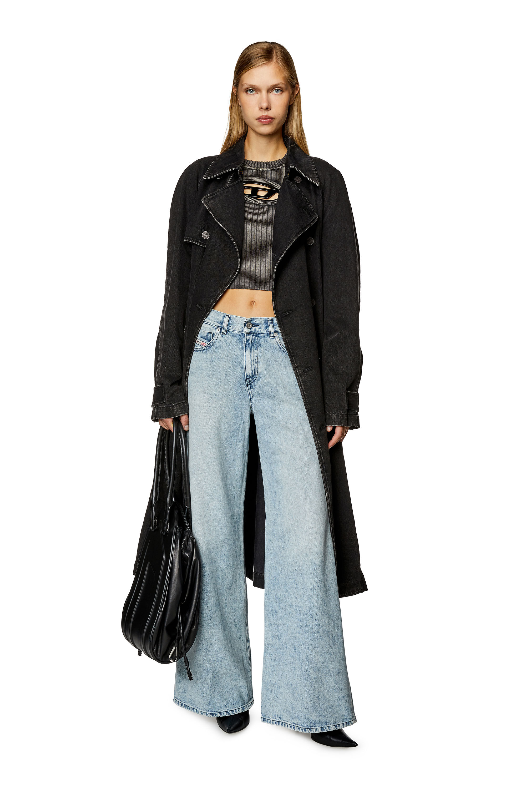 Diesel - Bootcut and Flare Jeans 1978 D-Akemi 09I79, Woman's Bootcut and Flare Jeans - 1978 D-Akemi in Light Blue - 1