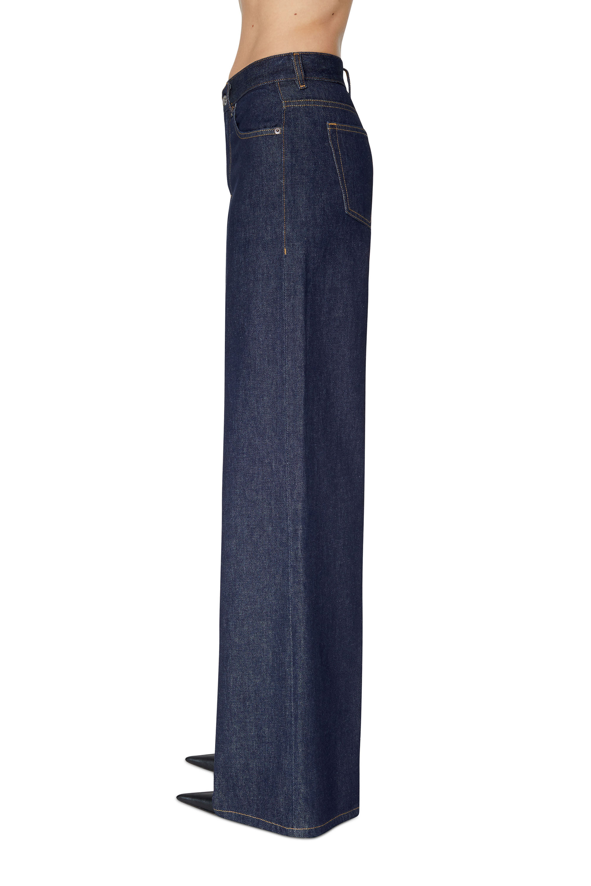 Diesel - Bootcut and Flare Jeans 1978 D-Akemi Z9C02, Woman's Bootcut and Flare Jeans - 1978 D-Akemi in Dark Blue - 5