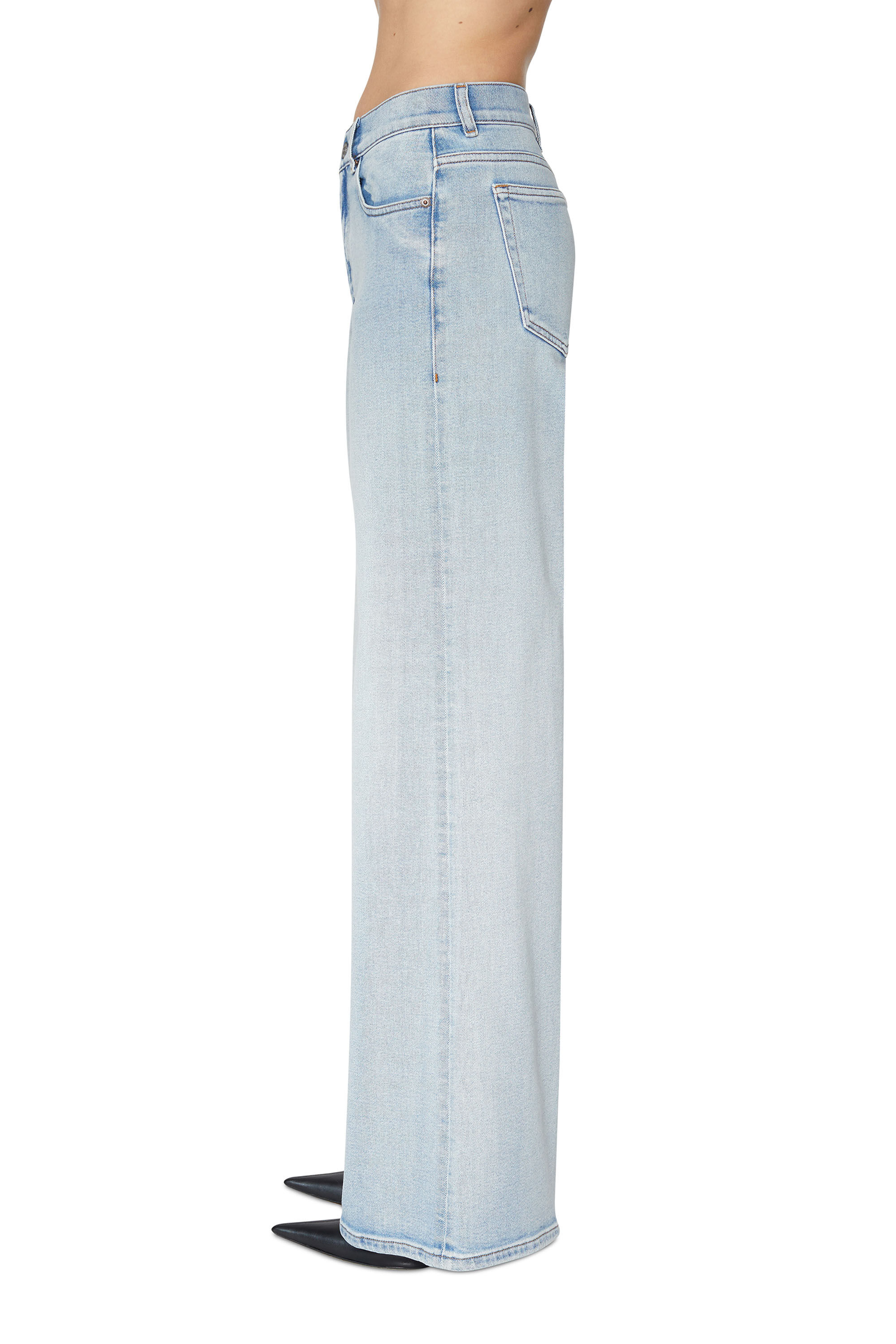 Diesel - Bootcut and Flare Jeans 1978 D-Akemi 09C08, Woman's Bootcut and Flare Jeans - 1978 D-Akemi in Light Blue - 4