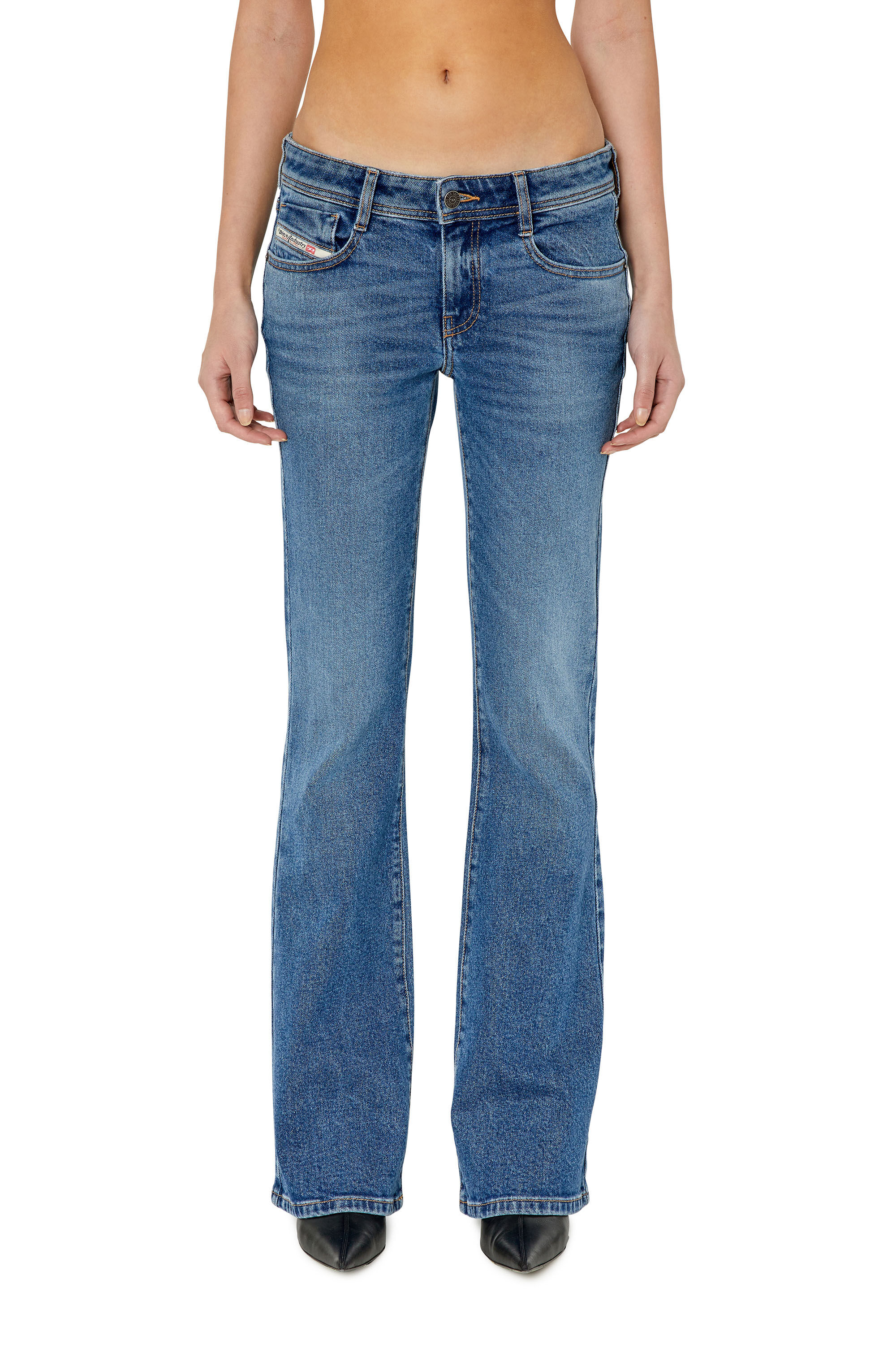 Diesel - Bootcut and Flare Jeans 1969 D-Ebbey 0NFAJ, Woman's Bootcut and Flare Jeans - 1969 D-Ebbey in Medium blue - 2