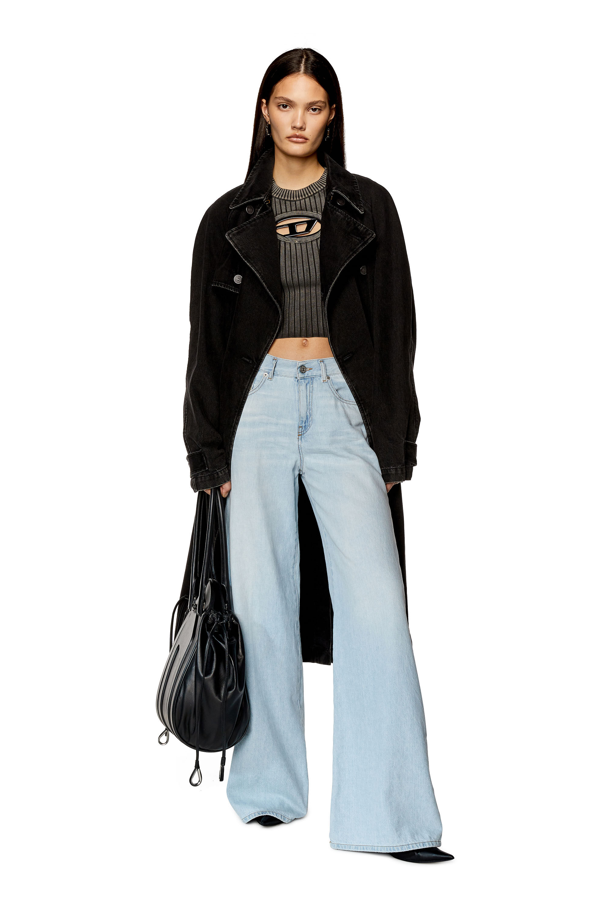 Diesel - Woman's Bootcut and Flare Jeans 1978 D-Akemi 068ES, Light Blue - 1