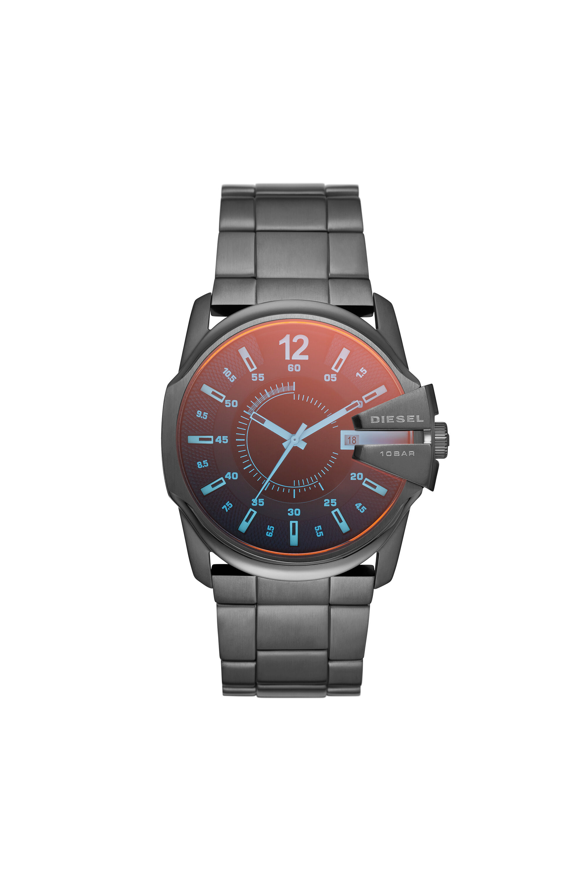 Diesel - DZ1965, Man's Master Chief chronograph gunmetal-tone watch in Black - 1