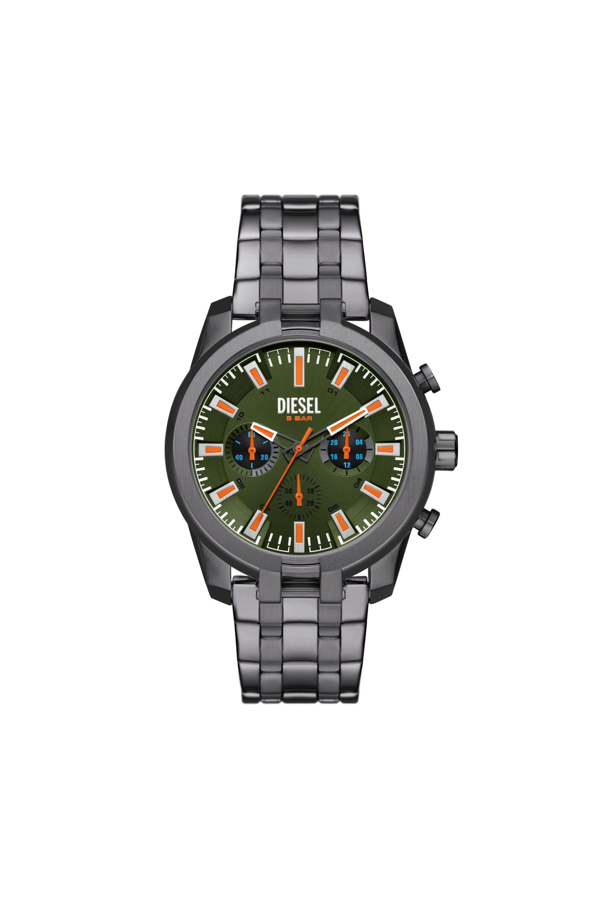 Diesel - DZ4624, Man's Split Gunmetal Stainless Steel Watch in Dark grey - 1