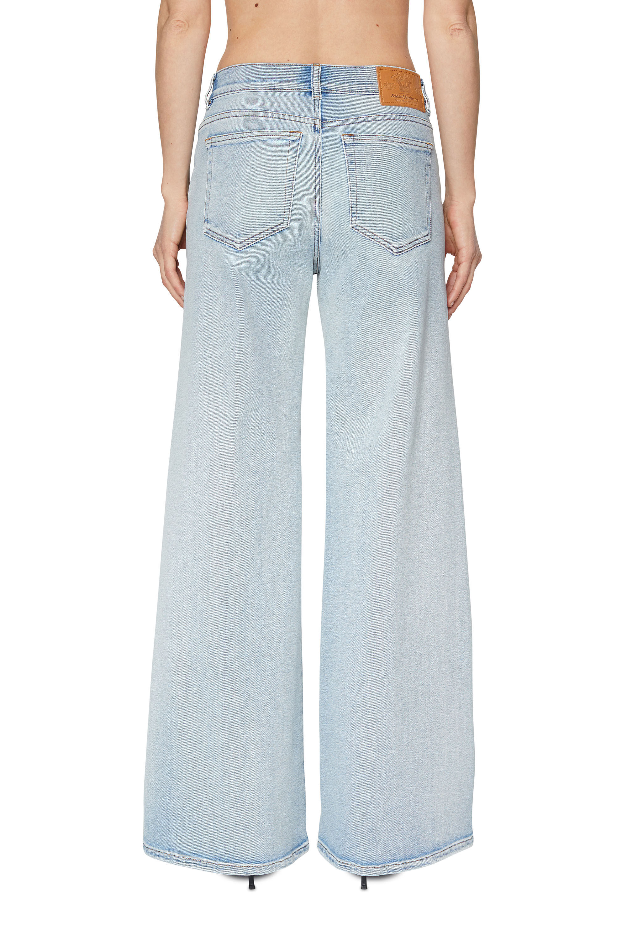 Diesel - Bootcut and Flare Jeans 1978 D-Akemi 09C08, Woman's Bootcut and Flare Jeans - 1978 D-Akemi in Light Blue - 3