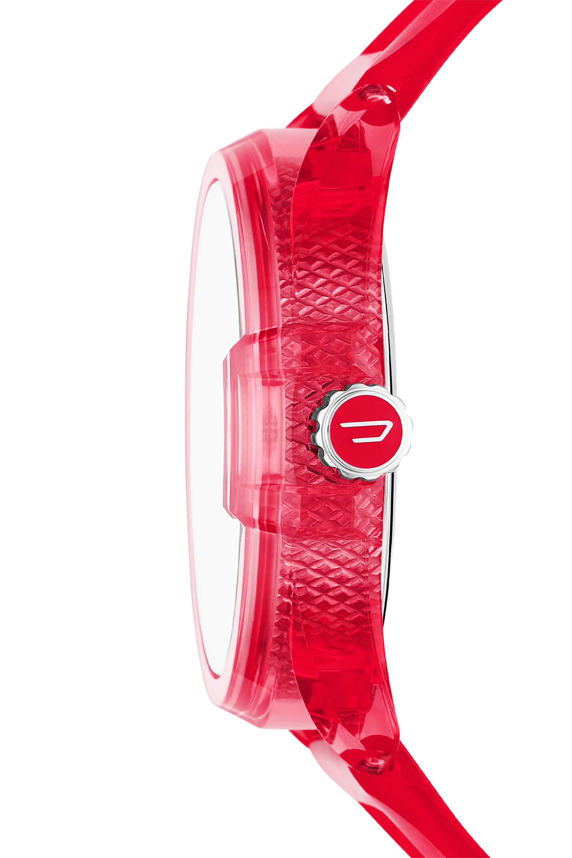 Diesel - DZ1930, Unisex's MS9 three-hand red transparent watch in Red - 3