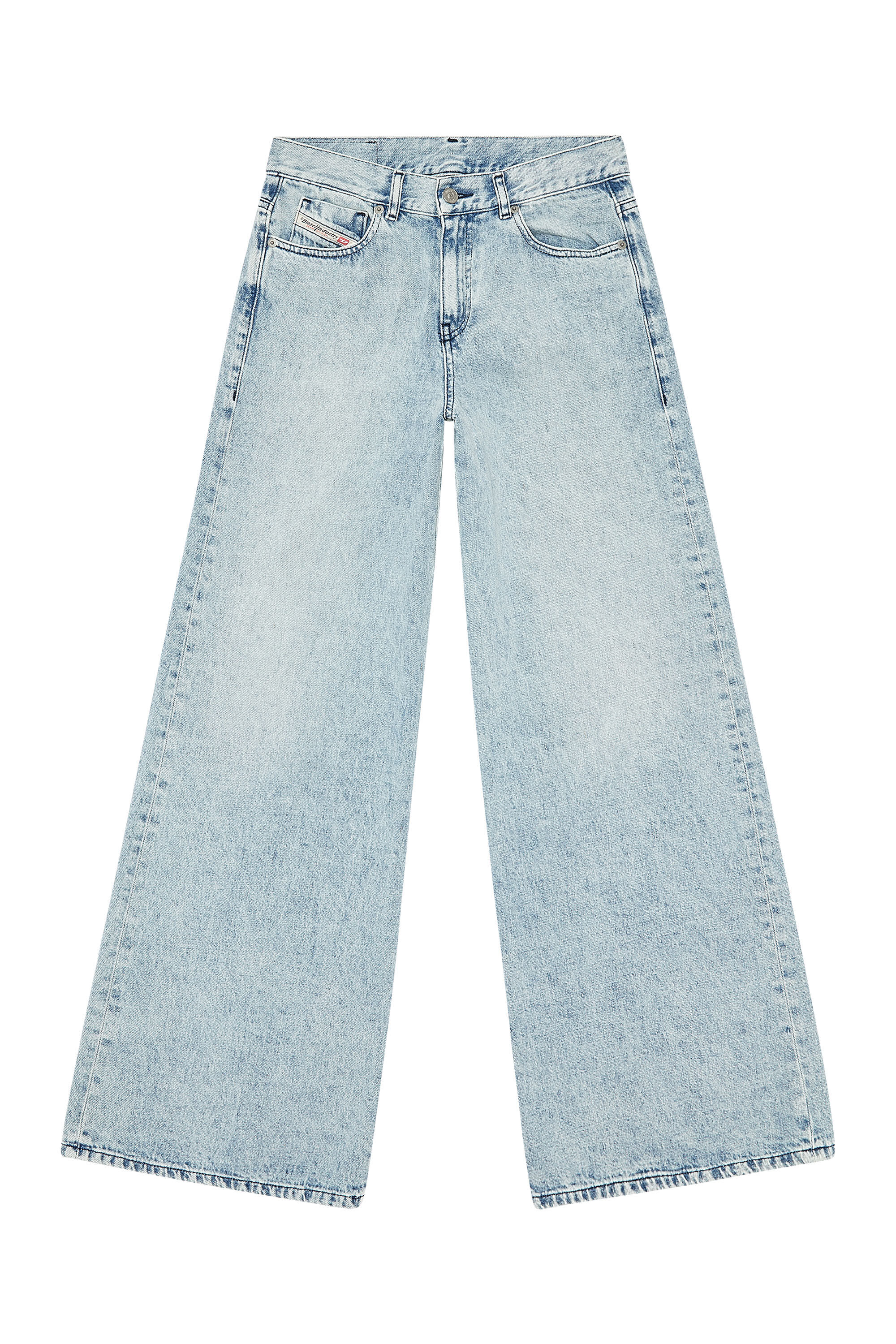 Diesel - Bootcut and Flare Jeans 1978 D-Akemi 09I79, Woman's Bootcut and Flare Jeans - 1978 D-Akemi in Light Blue - 2