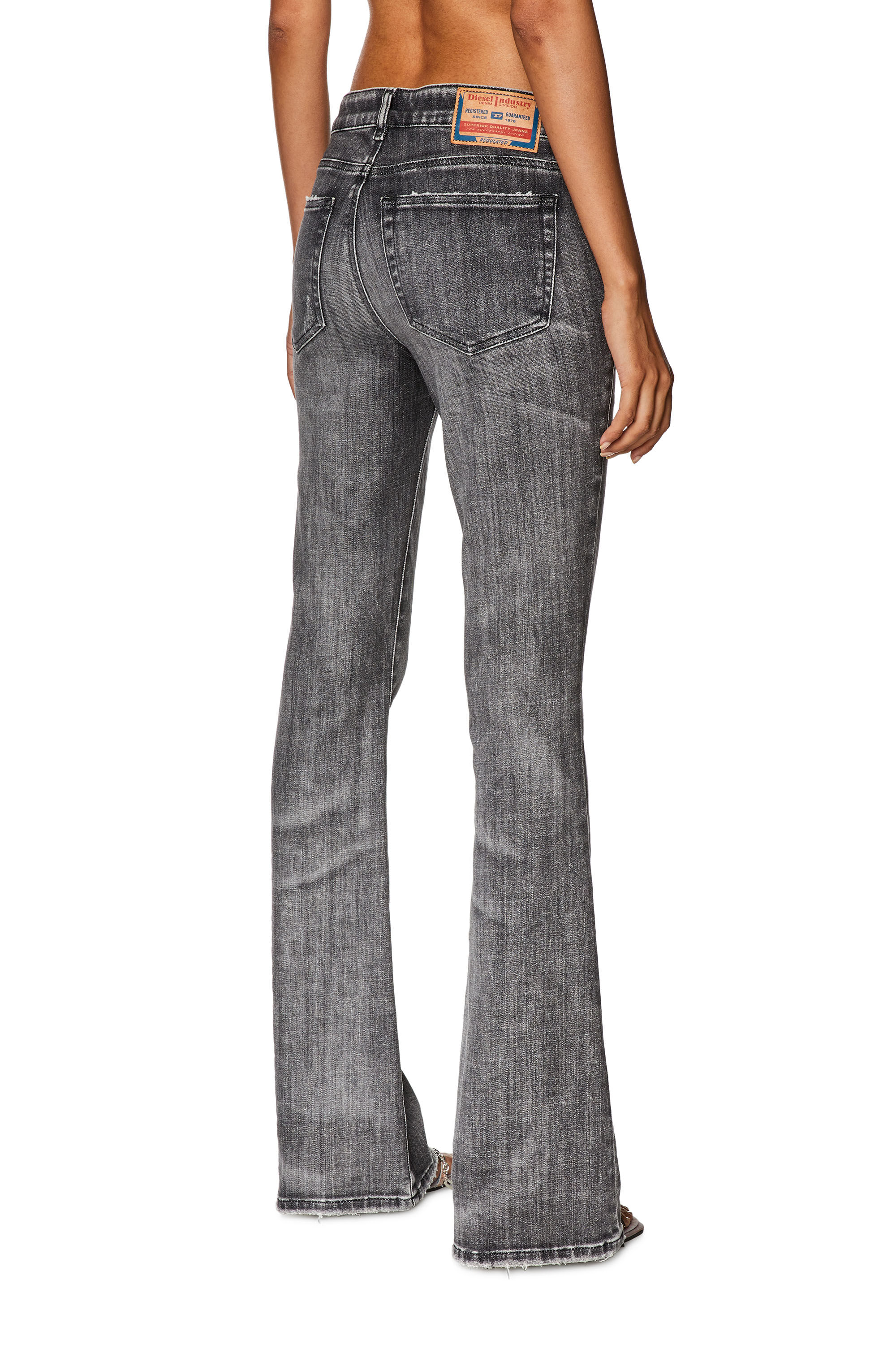 Diesel - Woman's Bootcut and Flare Jeans 1969 D-Ebbey 09G38, Black/Dark grey - 4