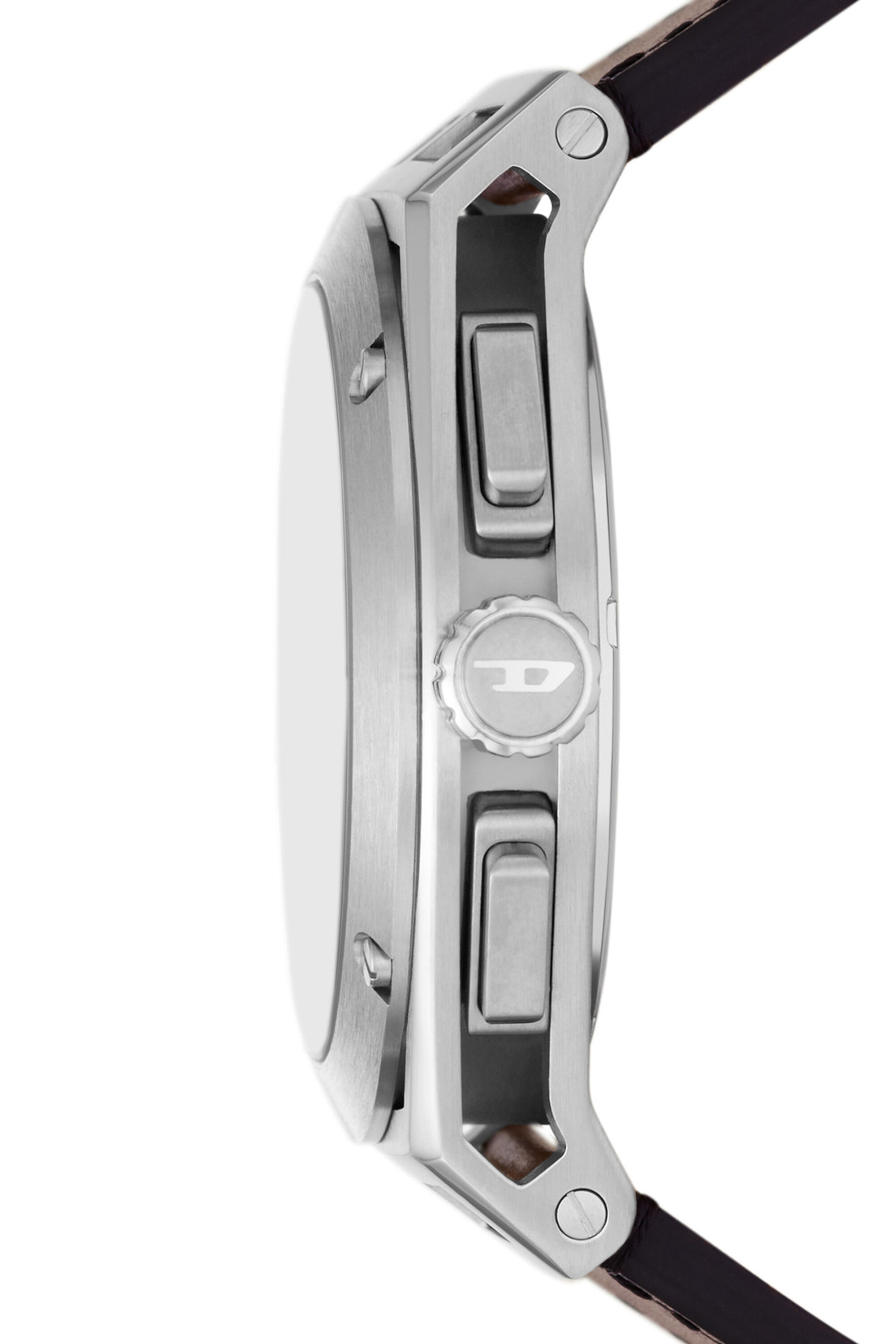 Diesel - DZ4611, Man's Timeframe Chronograph Brown Leather Watch in Brown - 3