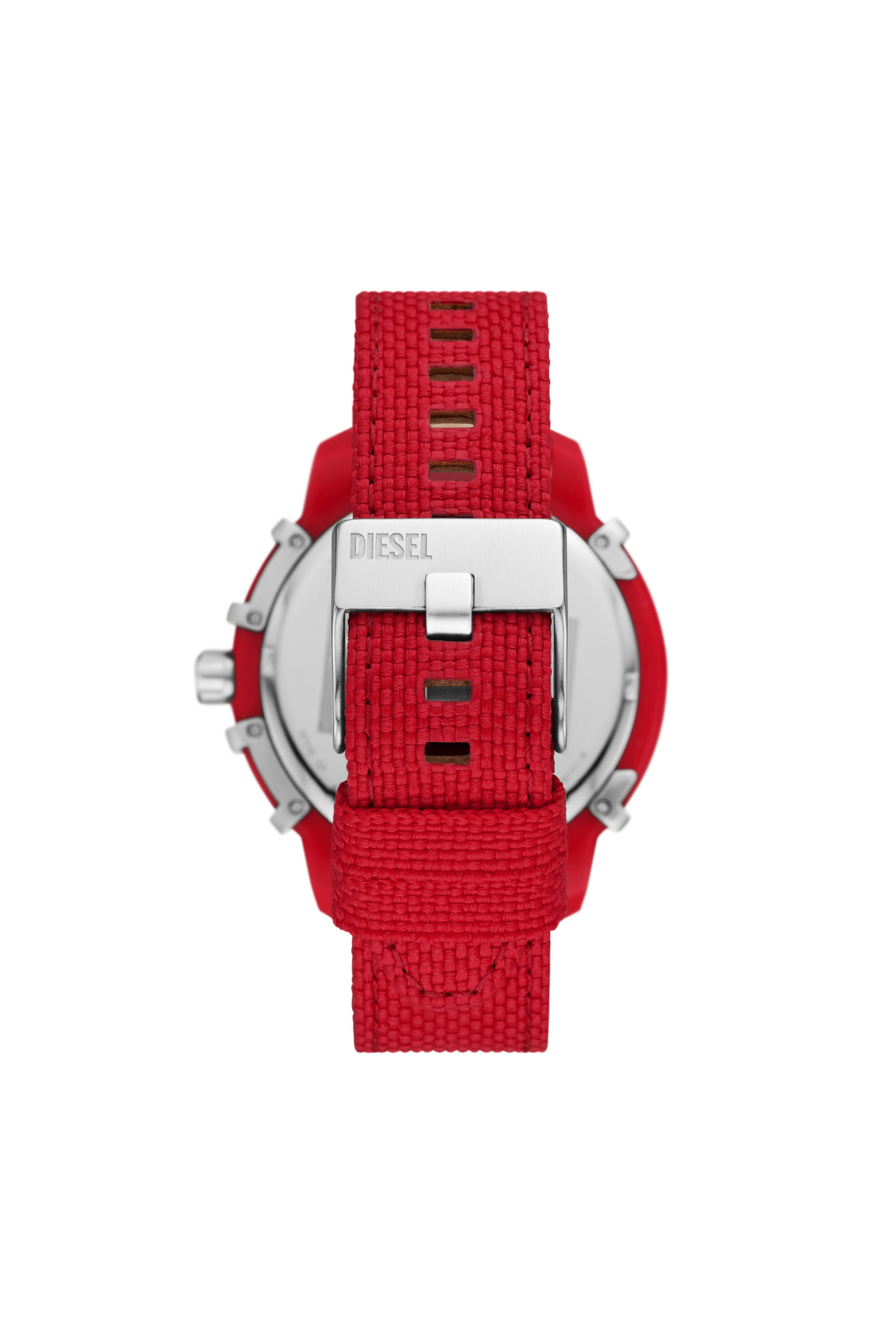 Diesel - DZ4620, Man's Griffed Solar Red watch in Red/White - 2