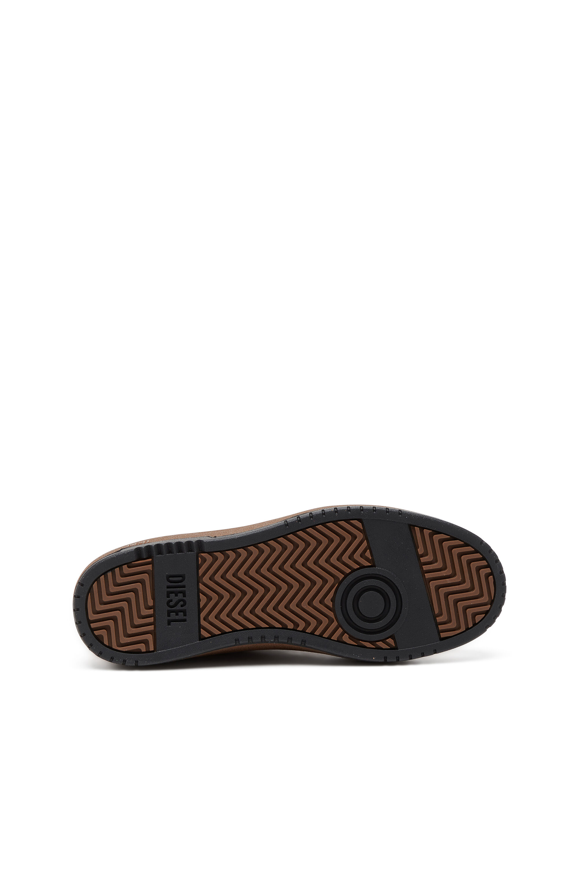 Diesel - S-UKIYO V2 LOW, Man's S-Ukiyo-Sneakers in leather and suede in Light Brown - 5