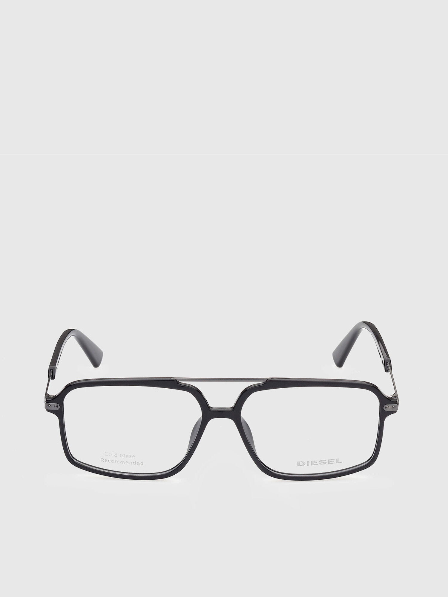 Diesel - DL5405, Man's Navigator glasses with a slightly rounded shape in Black - 1