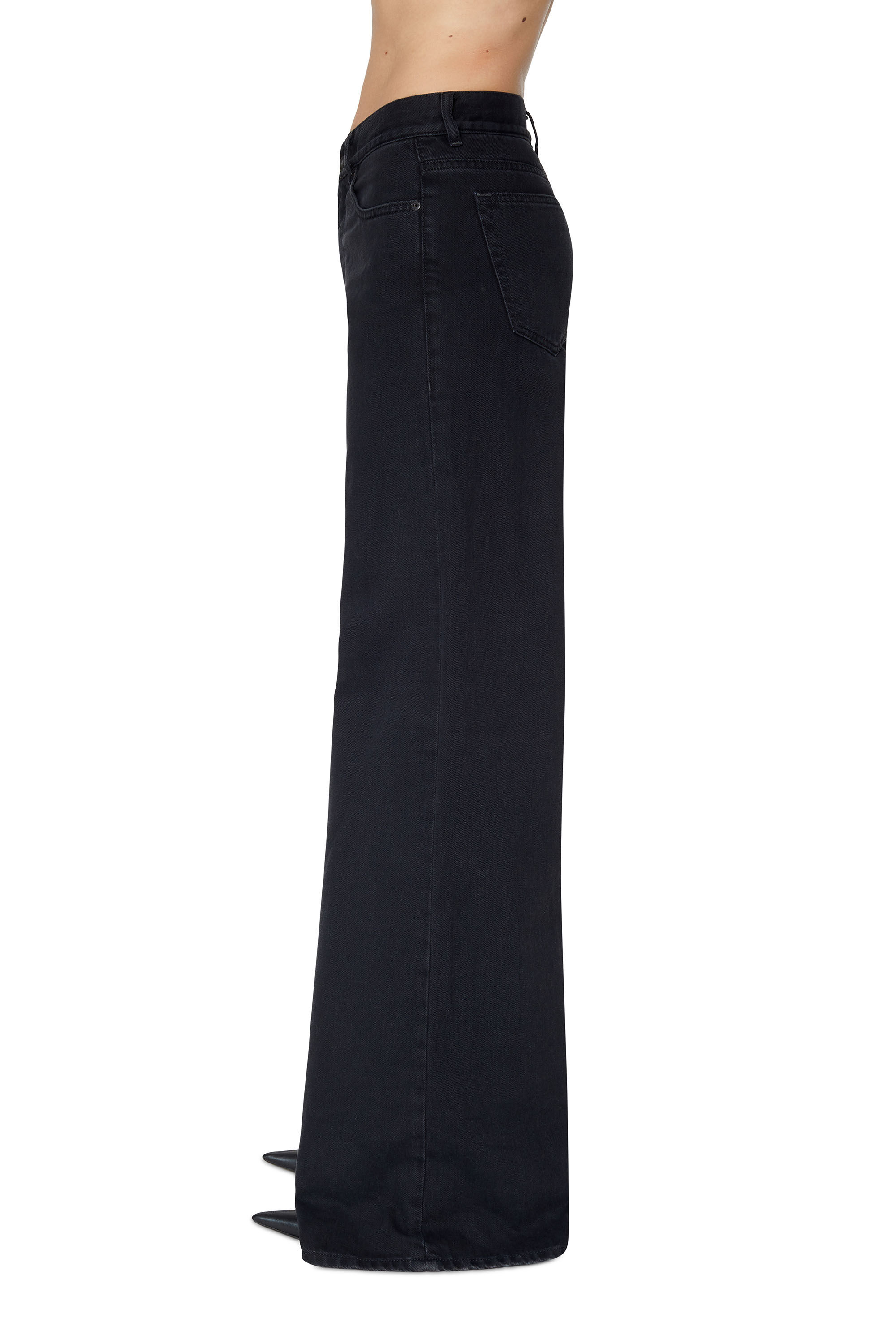 Diesel - Bootcut and Flare Jeans 1978 D-Akemi Z09RL, Woman's Bootcut and Flare Jeans - 1978 D-Akemi in Black/Dark grey - 5