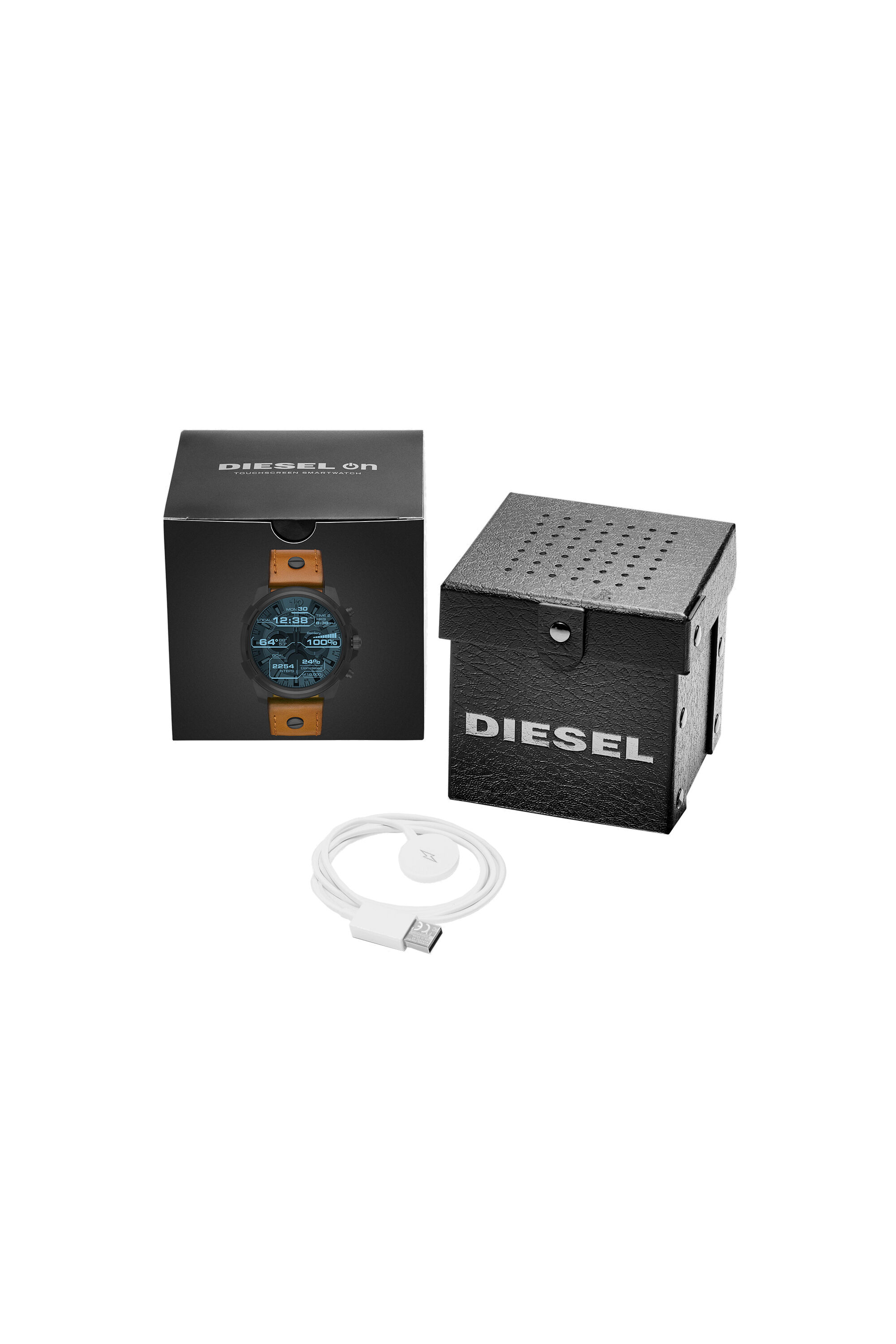 Diesel - DT2002, Man's Brown smartwatch with touchscreen , 48 mm in Brown - 5