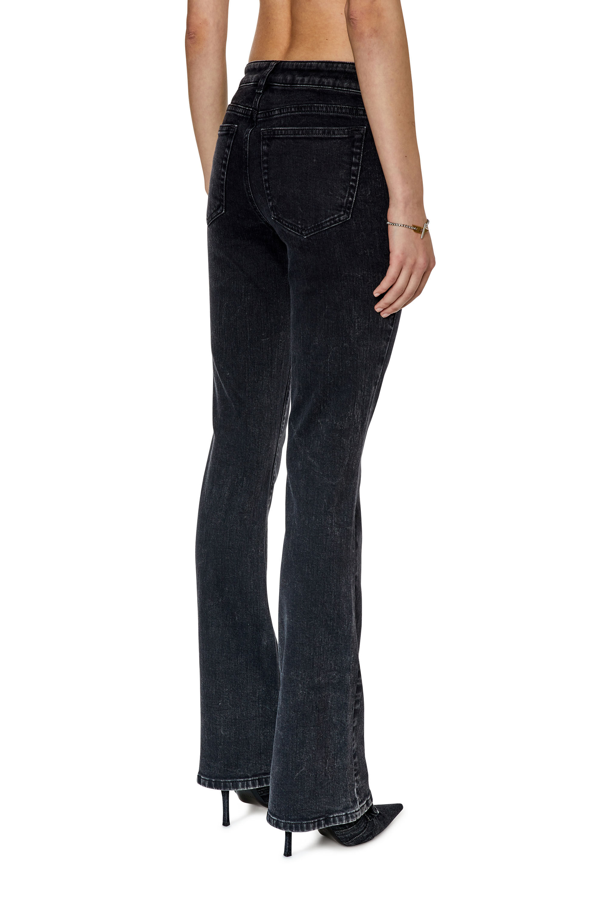 Diesel - Woman's Bootcut and Flare Jeans 1969 D-Ebbey 0ENAP, Black/Dark grey - 4
