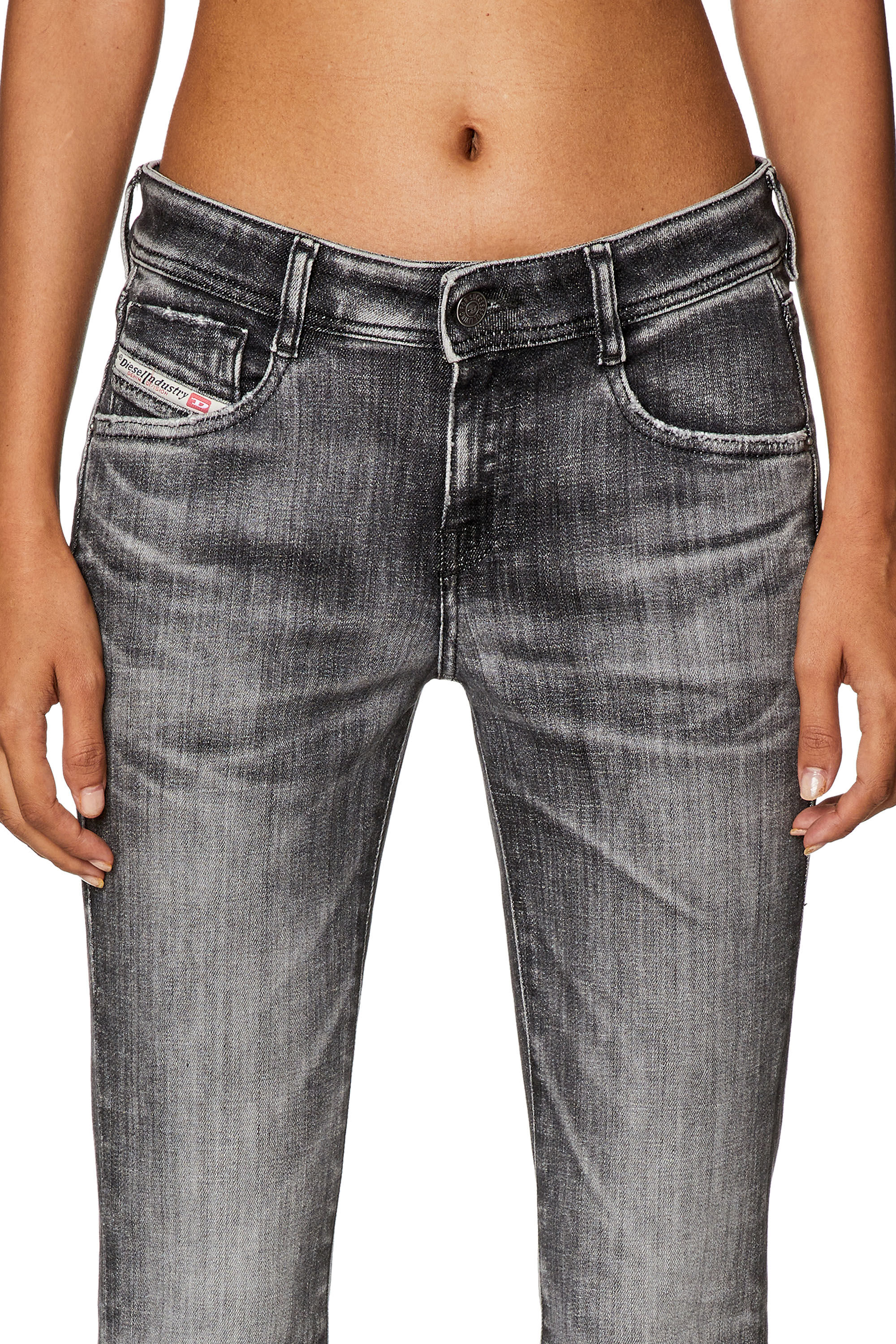 Diesel - Woman's Bootcut and Flare Jeans 1969 D-Ebbey 09G38, Black/Dark grey - 5
