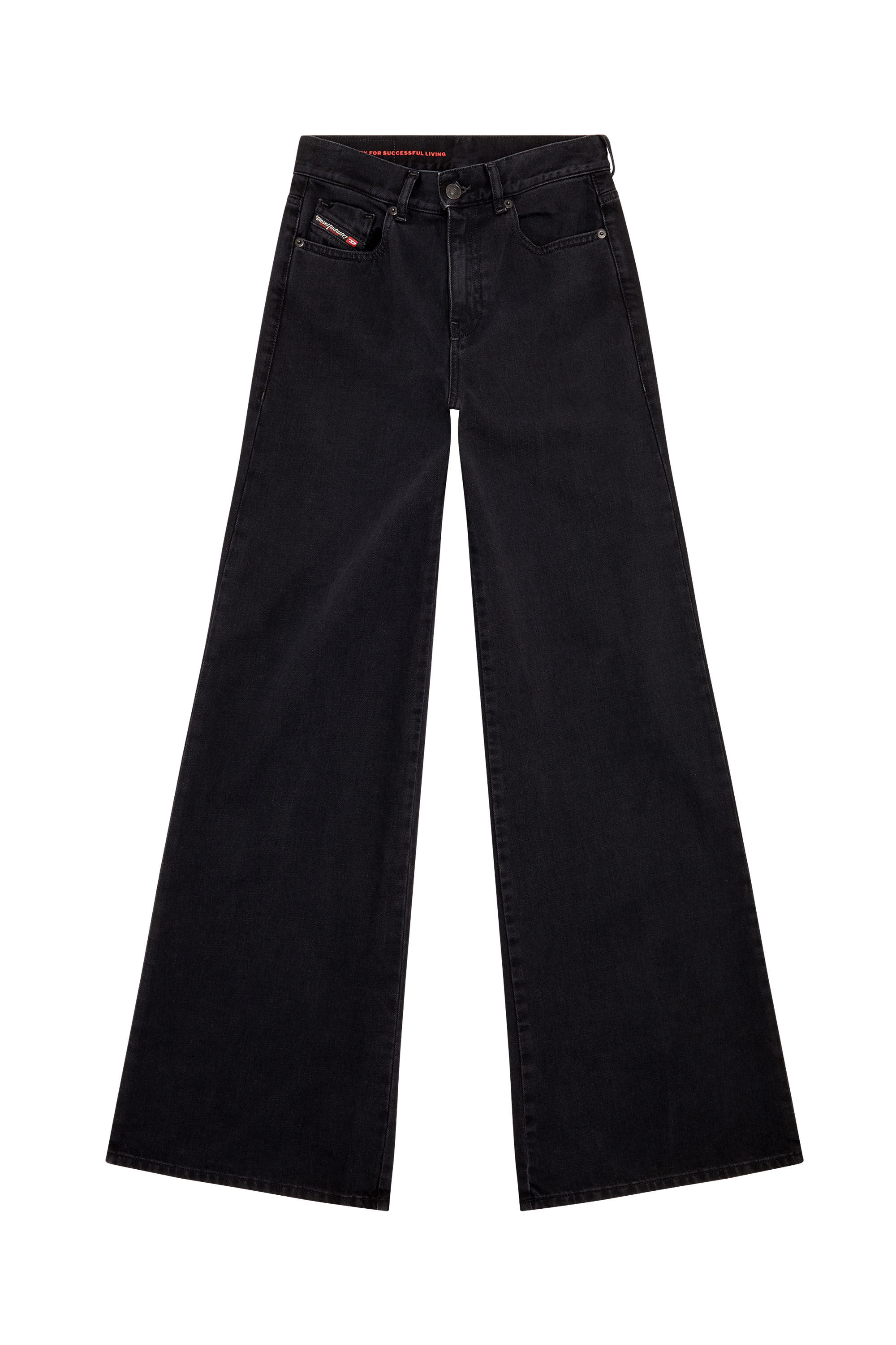 Diesel - Bootcut and Flare Jeans 1978 D-Akemi Z09RL, Woman's Bootcut and Flare Jeans - 1978 D-Akemi in Black/Dark grey - 2