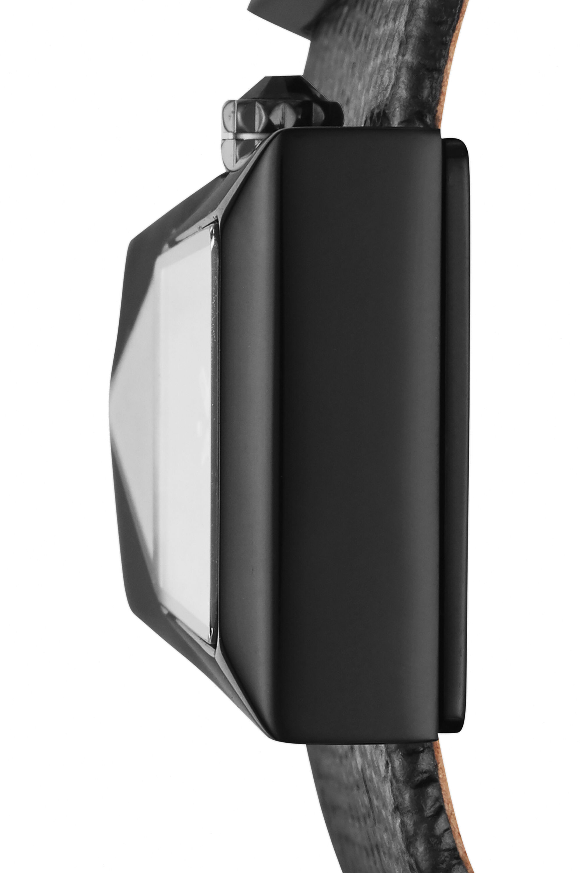 Diesel - DZ5586, Woman's Caterina three-hand black leather watch in Black - 2