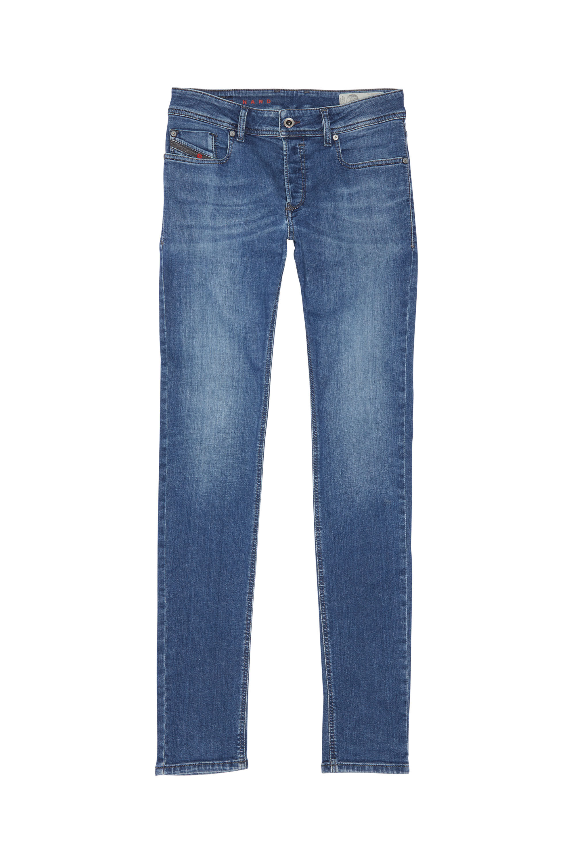 Diesel - SLEENKER, Man's Diesel Man - Jeans Dark blue in Medium blue - 1