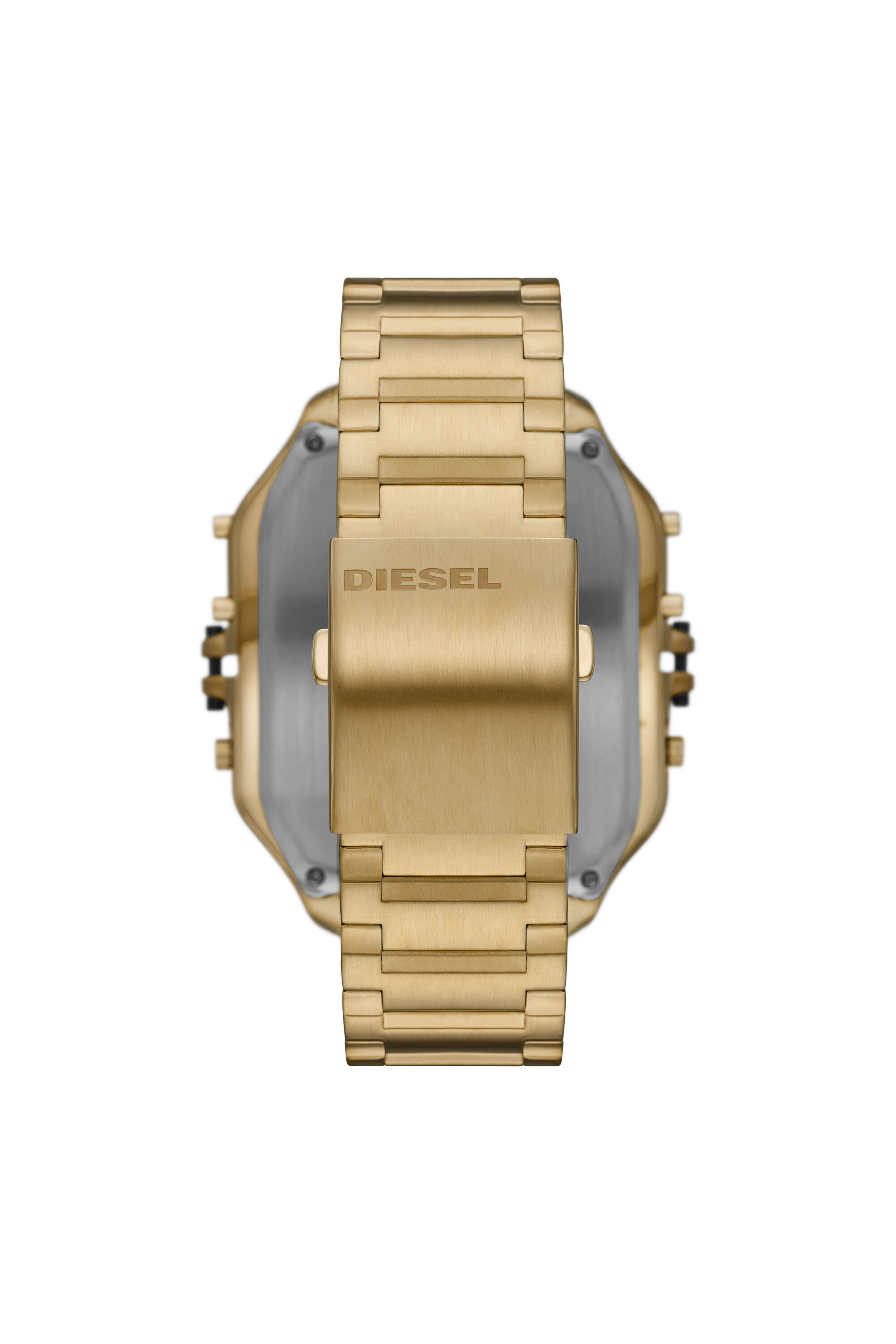 Diesel - DZ7454, Man's Clasher Ana-Digi gold-tone stainless steel watch in Gold - 2