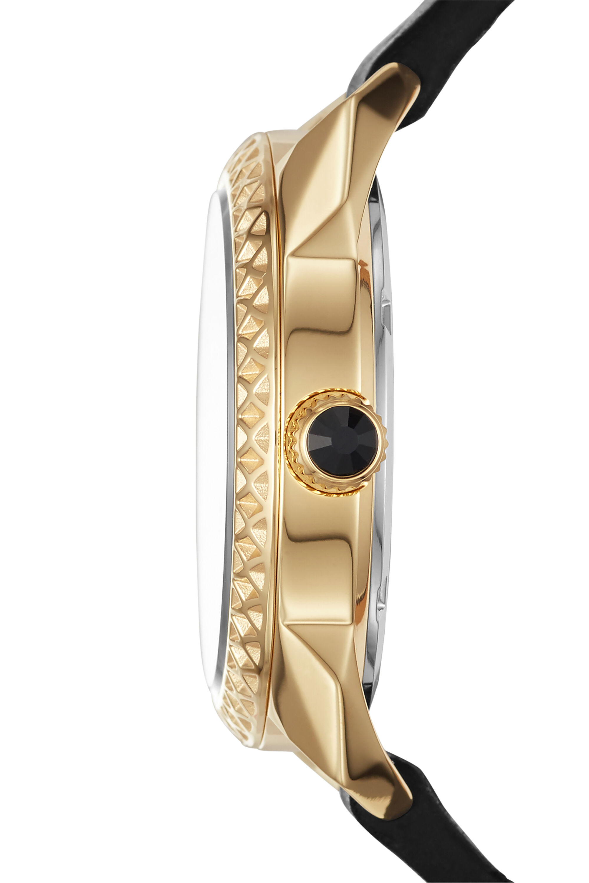 Diesel - DZ5547, Woman's Black watch with gold-tone case, 36 mm in Black - 2