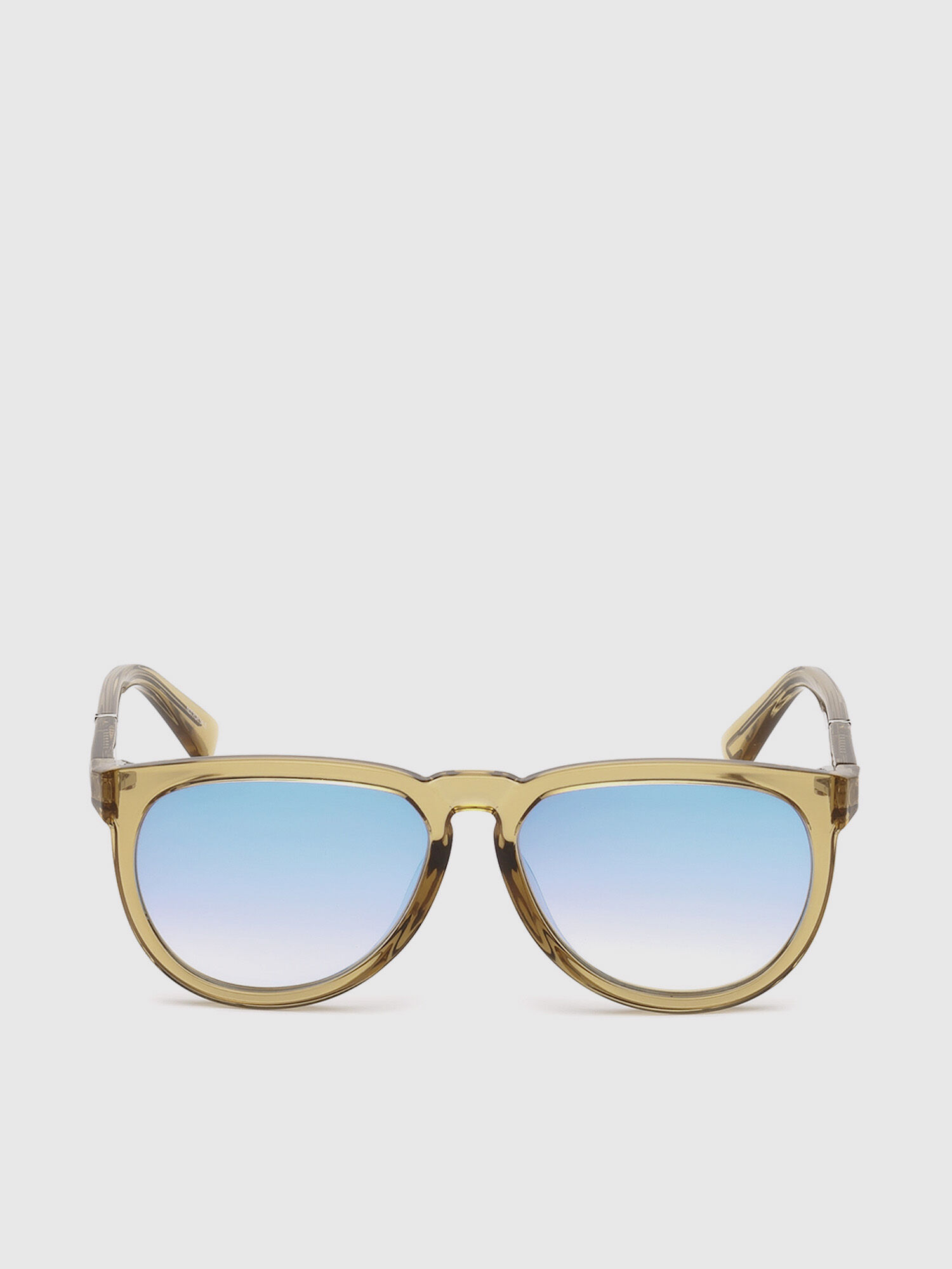 Diesel - DL0272, Unisex's Pilot shape kid eyewear in Light Brown - 1