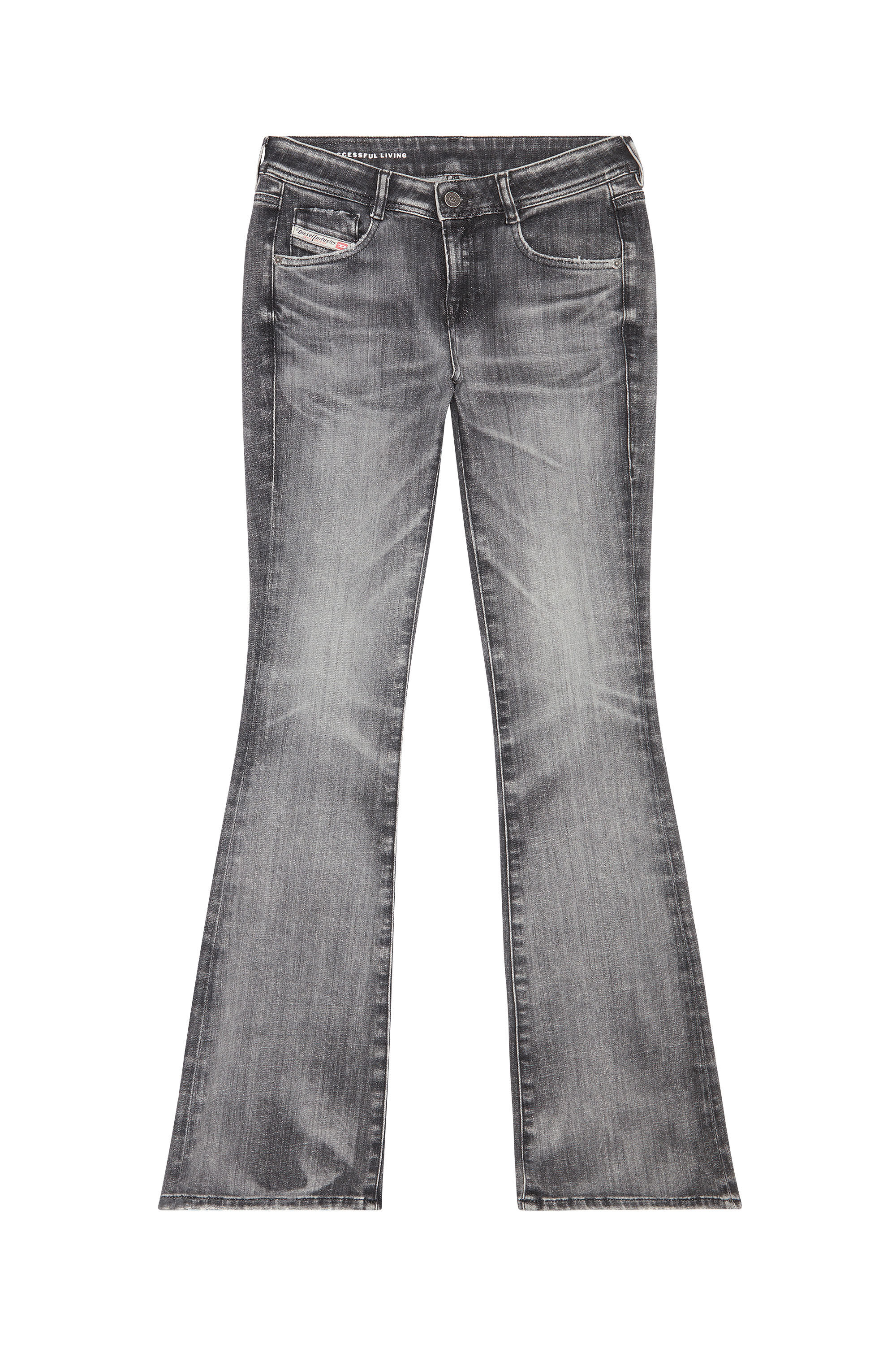 Diesel - Woman's Bootcut and Flare Jeans 1969 D-Ebbey 09G38, Black/Dark grey - 2