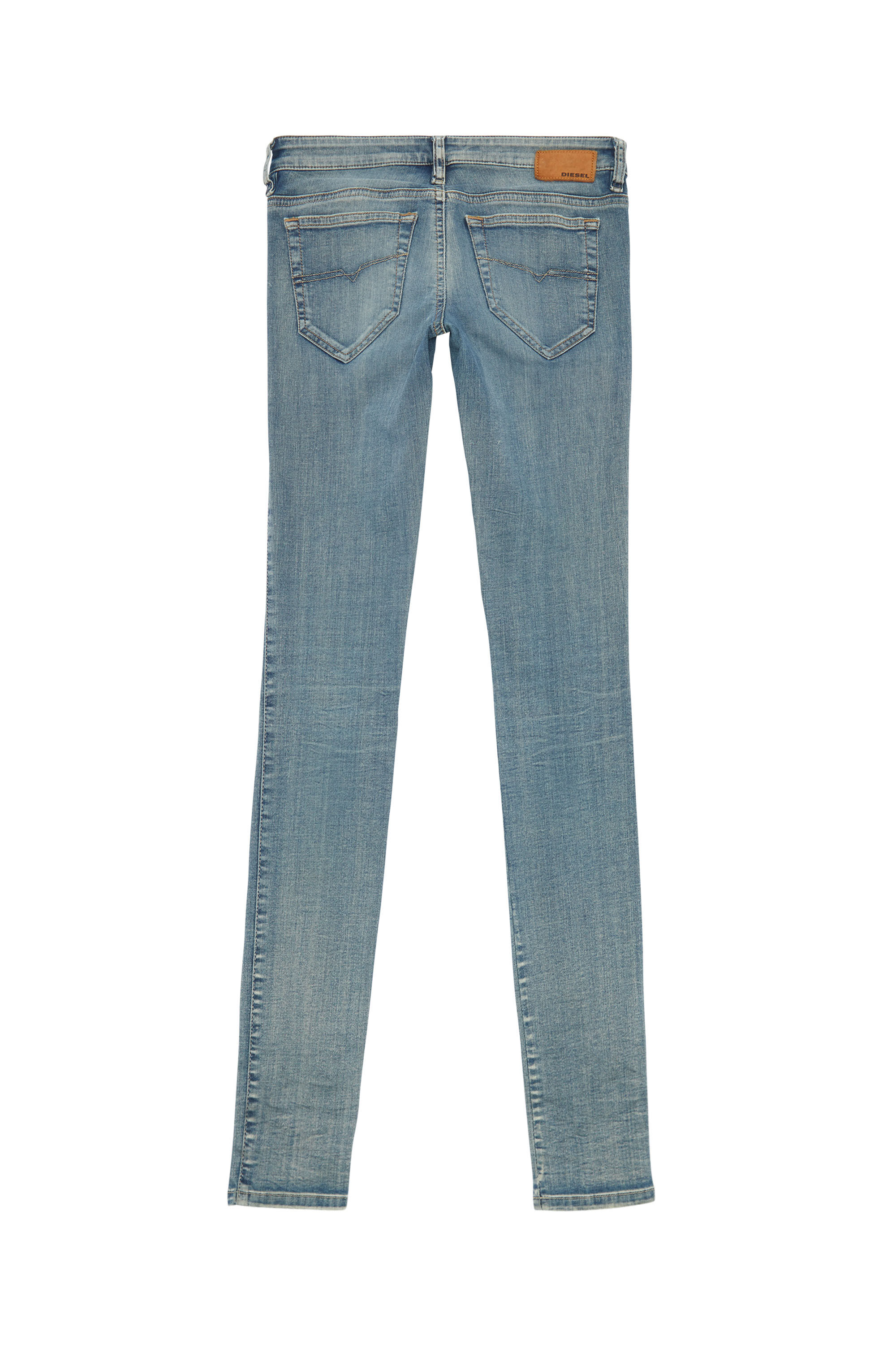 Diesel - SKINZEE-LOW, Woman's Woman - Jeans Light blue in Light Blue - 2