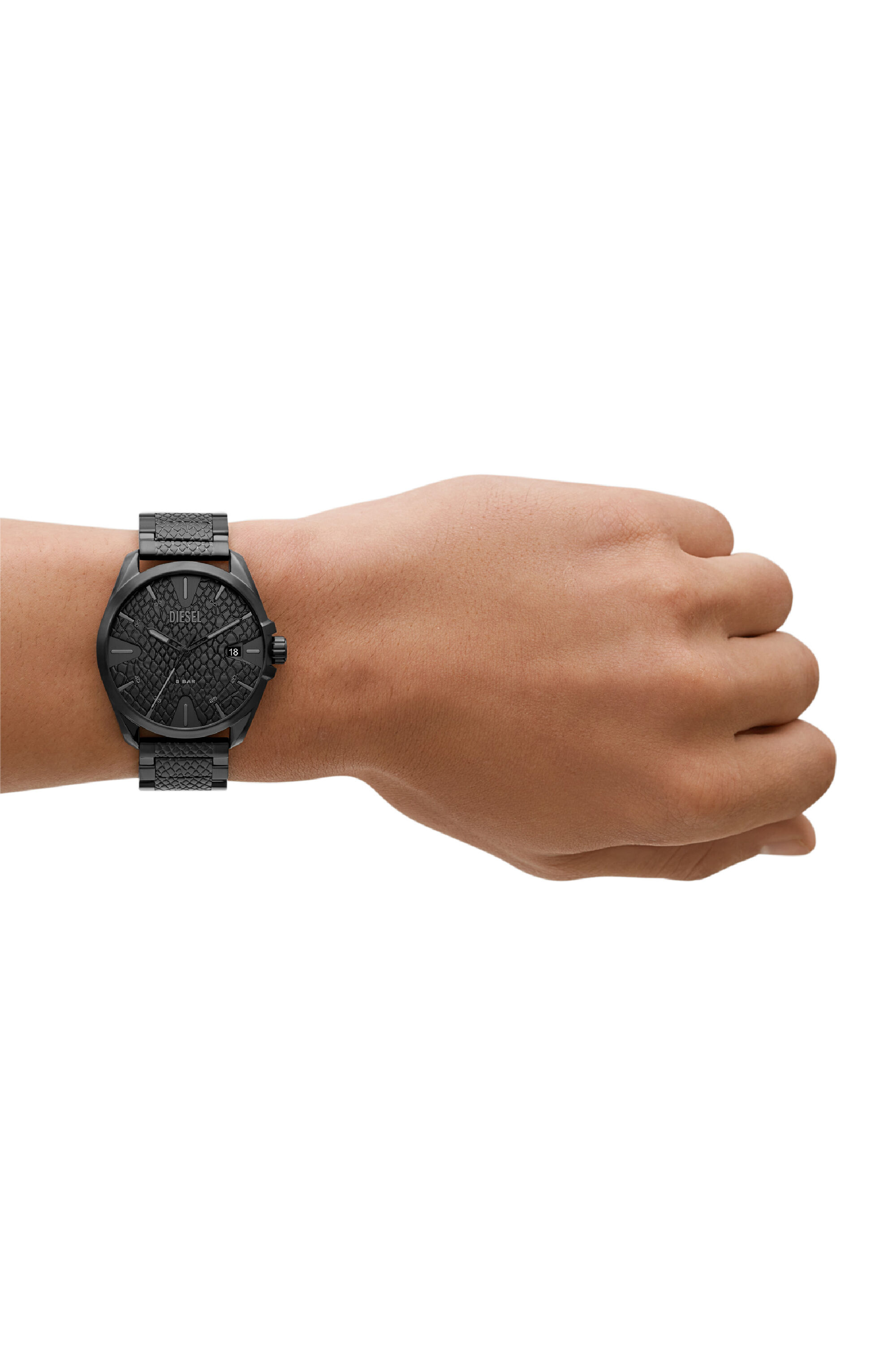 Diesel - DZ2161, Man's MS9 Date stainless steel watch in Black - 4