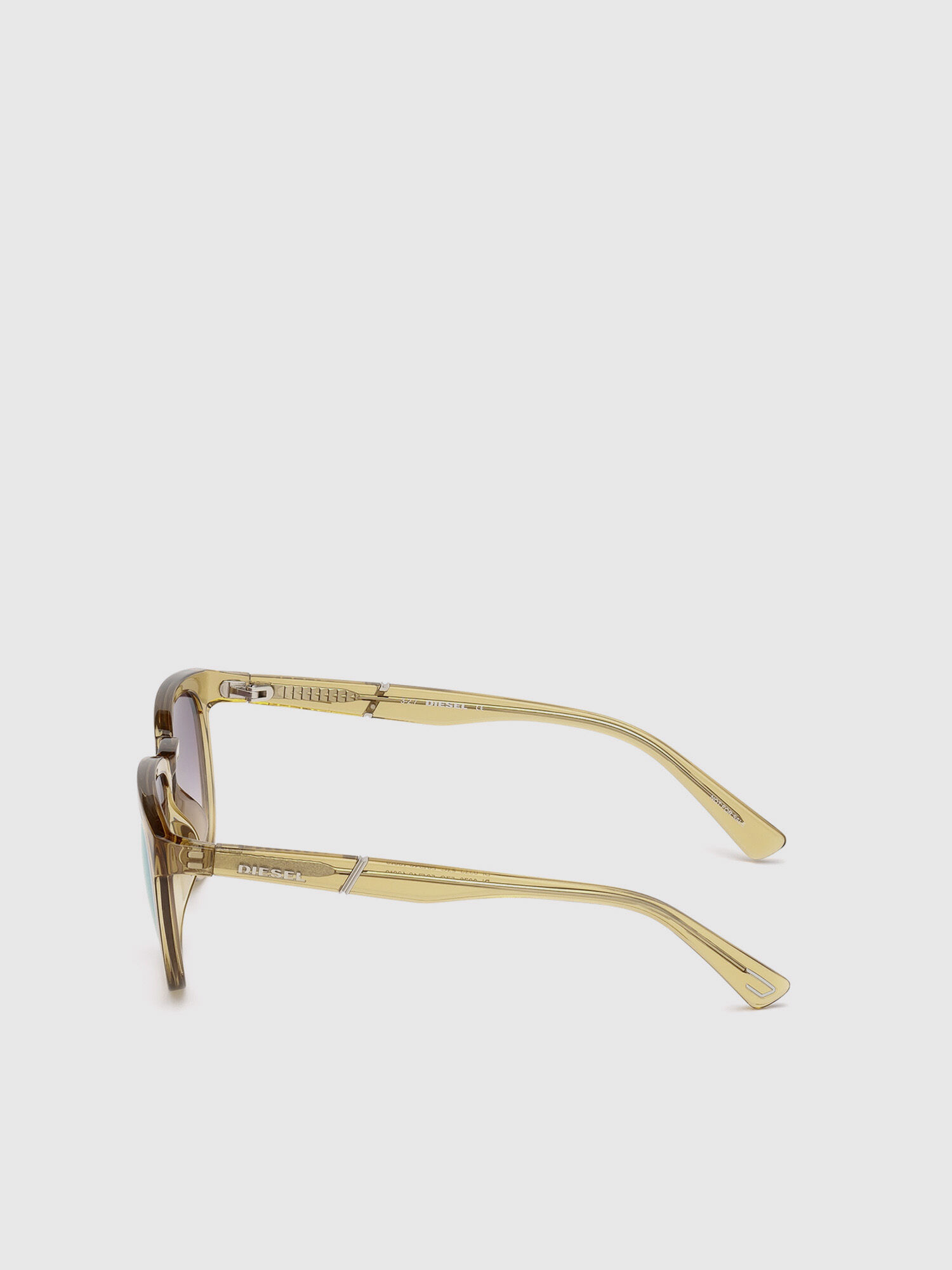 Diesel - DL0272, Unisex's Pilot shape kid eyewear in Light Brown - 3