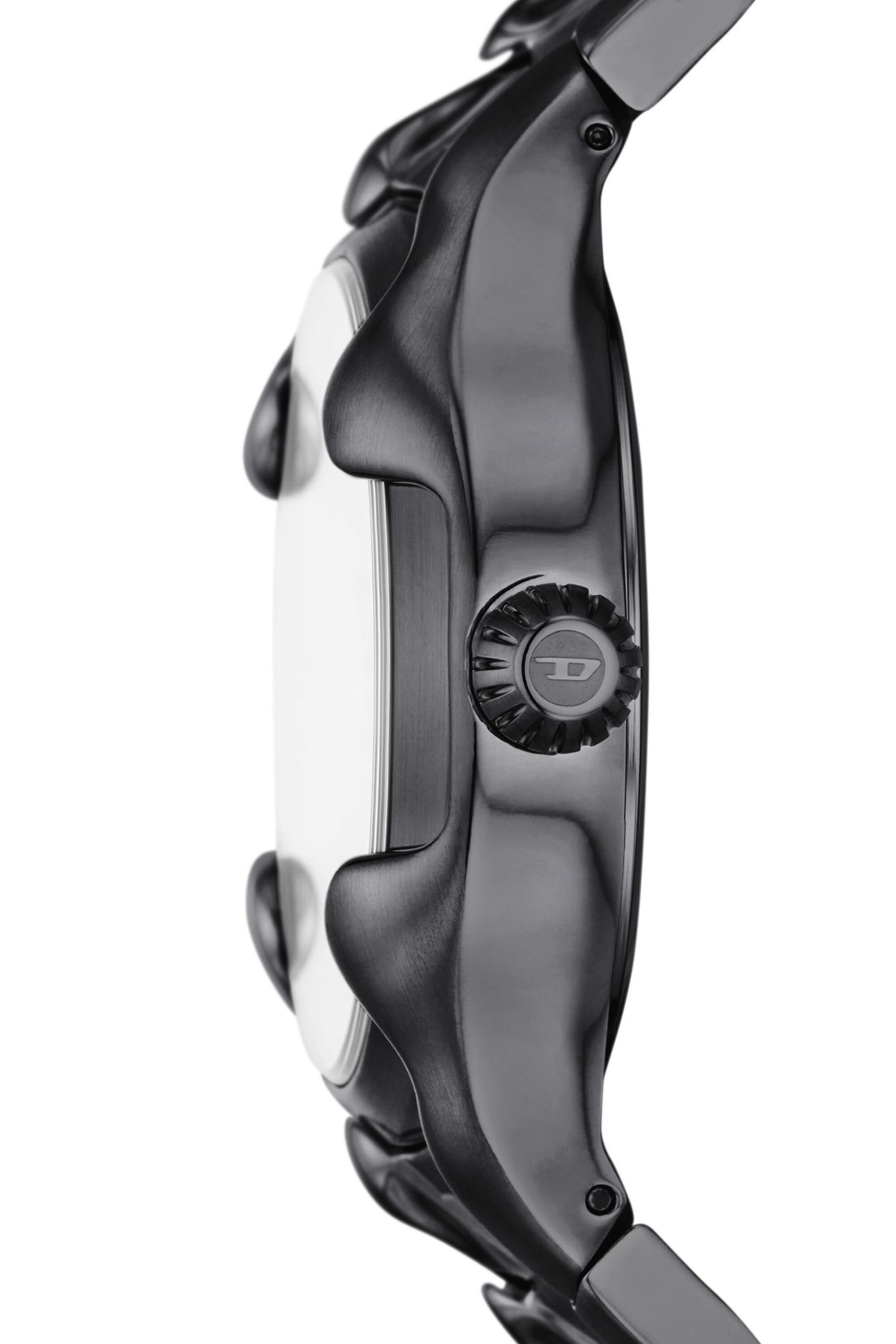 Diesel - DZ2199, Man's Vert three-hand date gunmetal stainless steel watch in Dark grey - 3