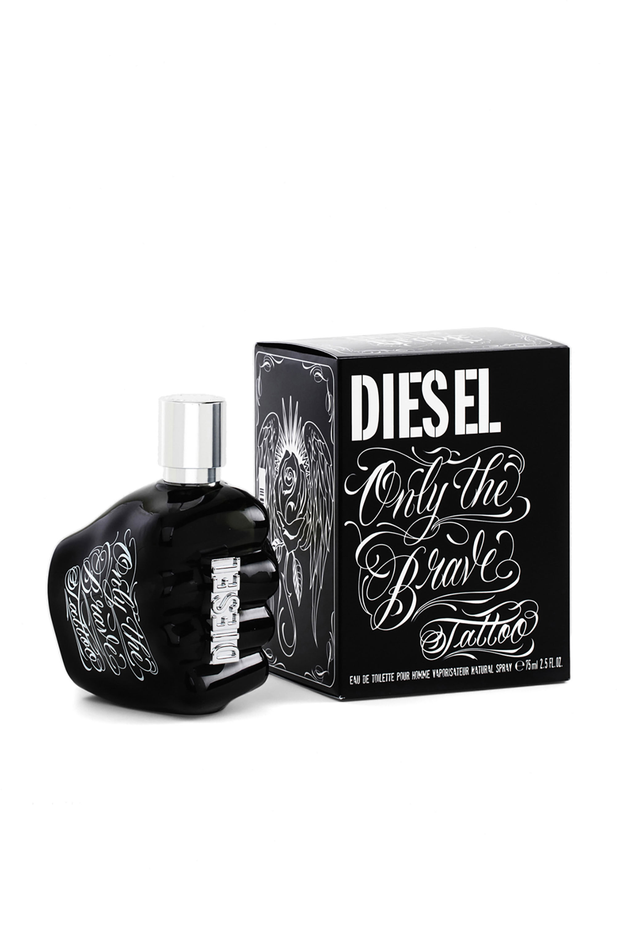Diesel - ONLY THE BRAVE TATTOO 75ML, Man's Only The Brave Tattoo 75ml, 2.5 FL.OZ., Eau de Toilette in Black - 3