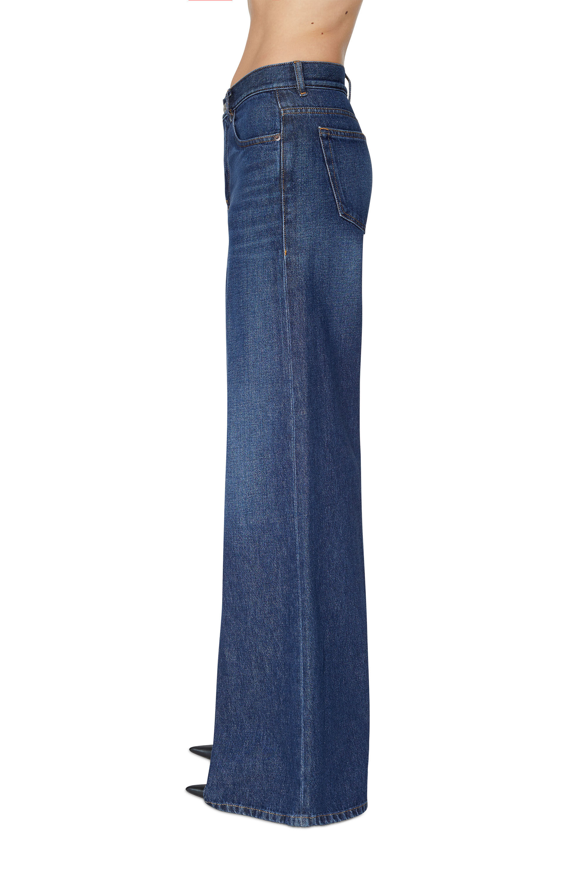 Diesel - Woman's Bootcut and Flare Jeans 1978 D-Akemi 09C03, Dark Blue - 5