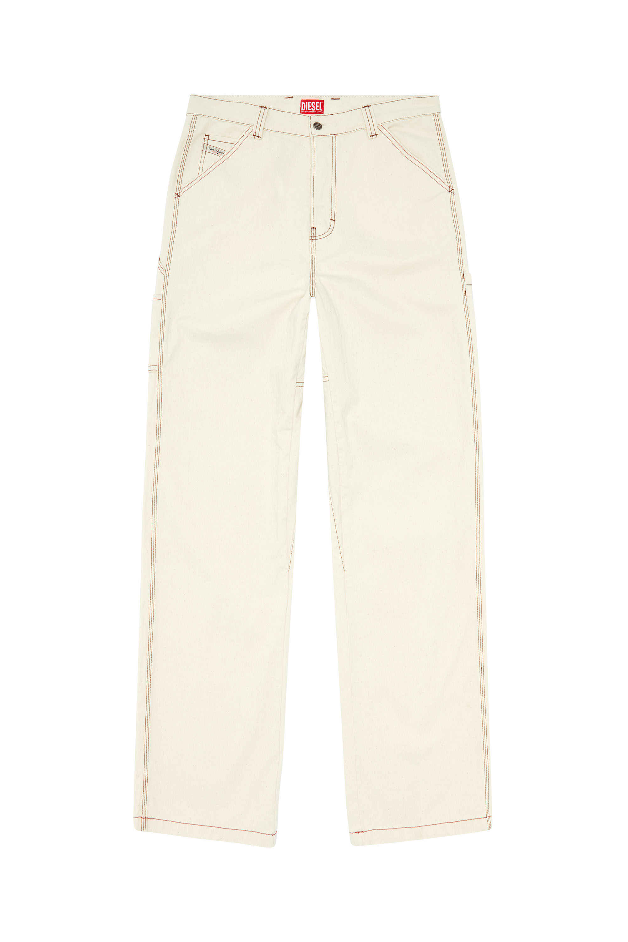 Diesel - Man's Relaxed Jeans D-Livery 0GRDQ, White - 2