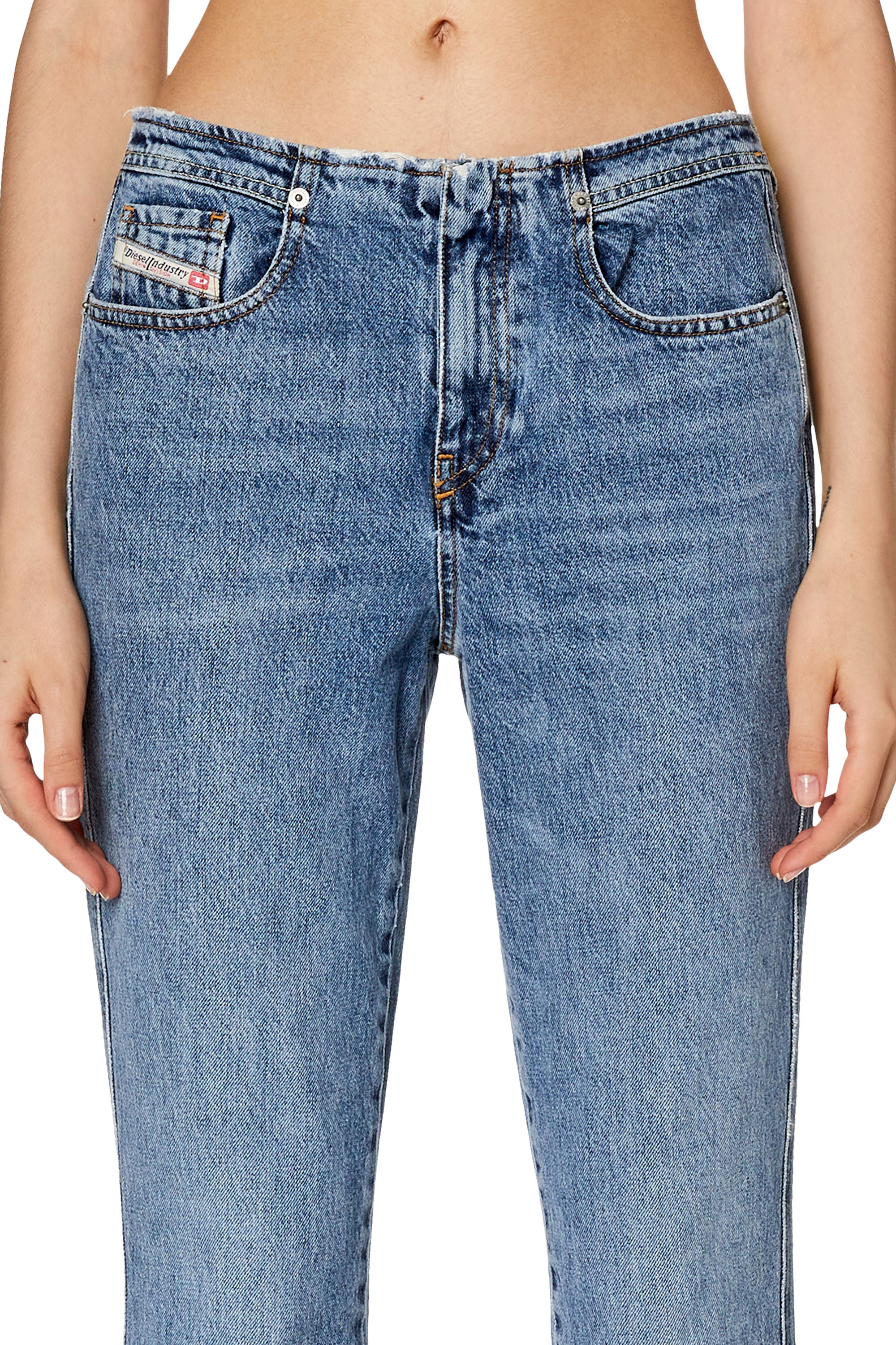 Diesel - Bootcut and Flare Jeans 2003 D-Escription 09G93, Woman's Bootcut and Flare Jeans - 2003 D-Escription in Light Blue - 5