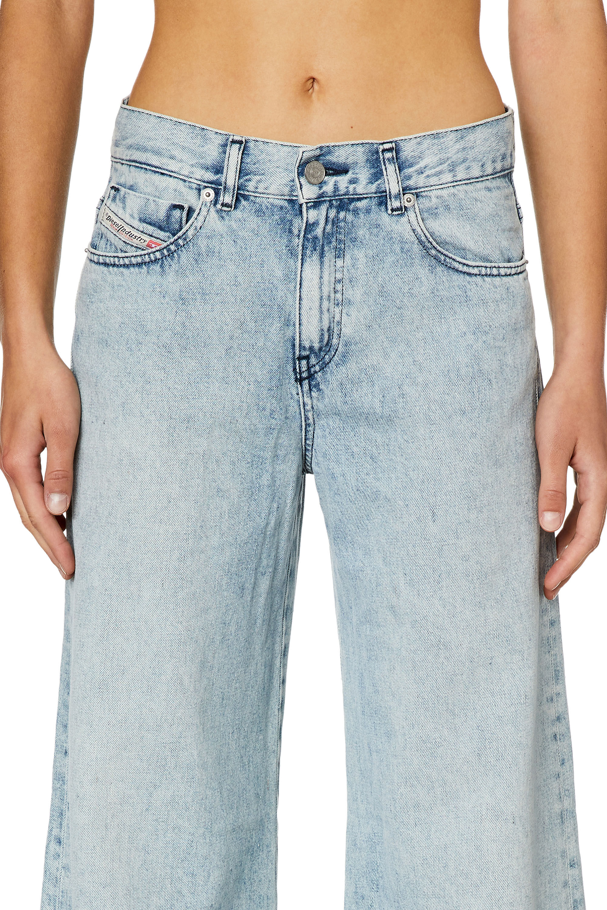 Diesel - Bootcut and Flare Jeans 1978 D-Akemi 09I79, Woman's Bootcut and Flare Jeans - 1978 D-Akemi in Light Blue - 5