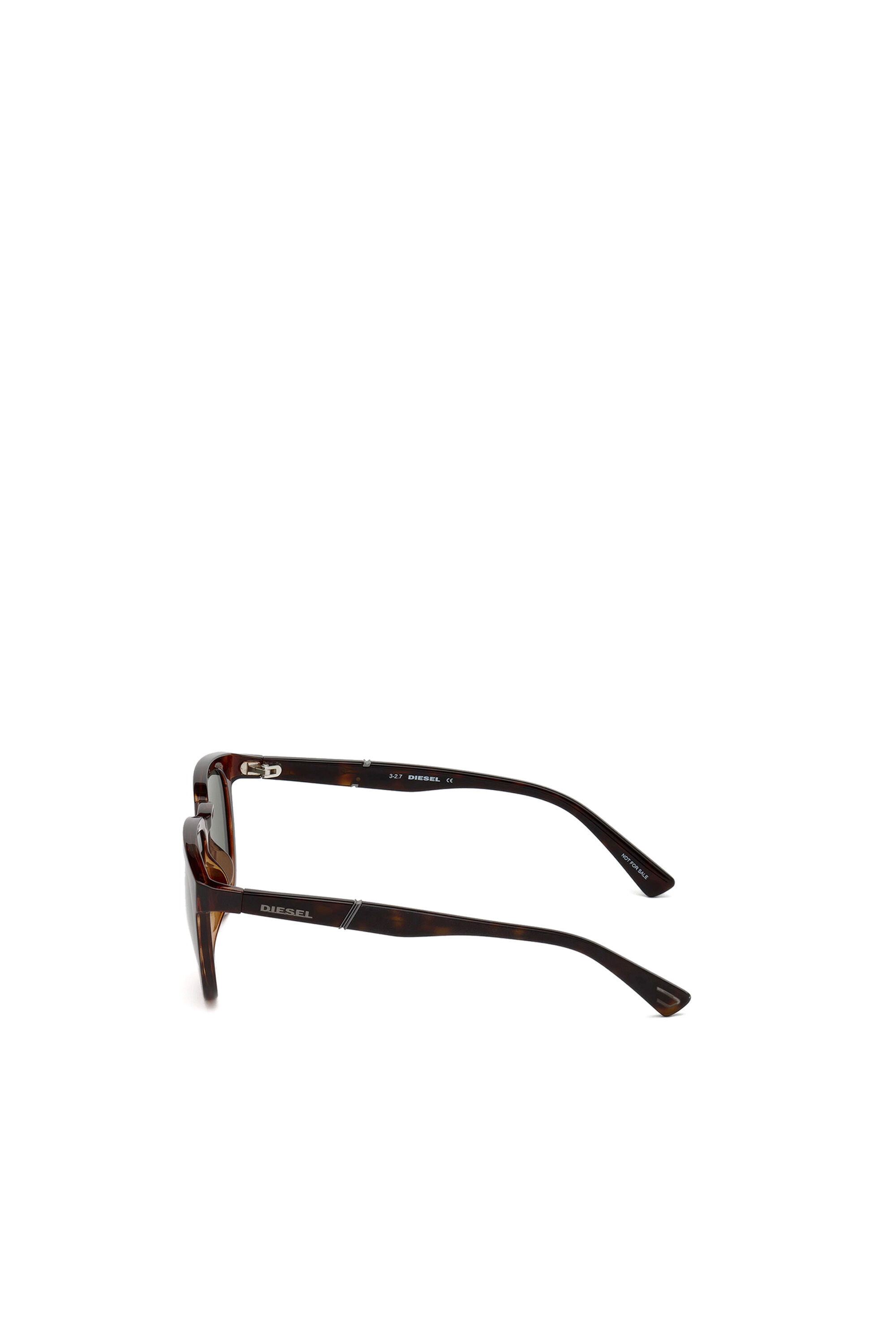 Diesel - DL0272, Unisex's Pilot shape kid eyewear in Brown - 3