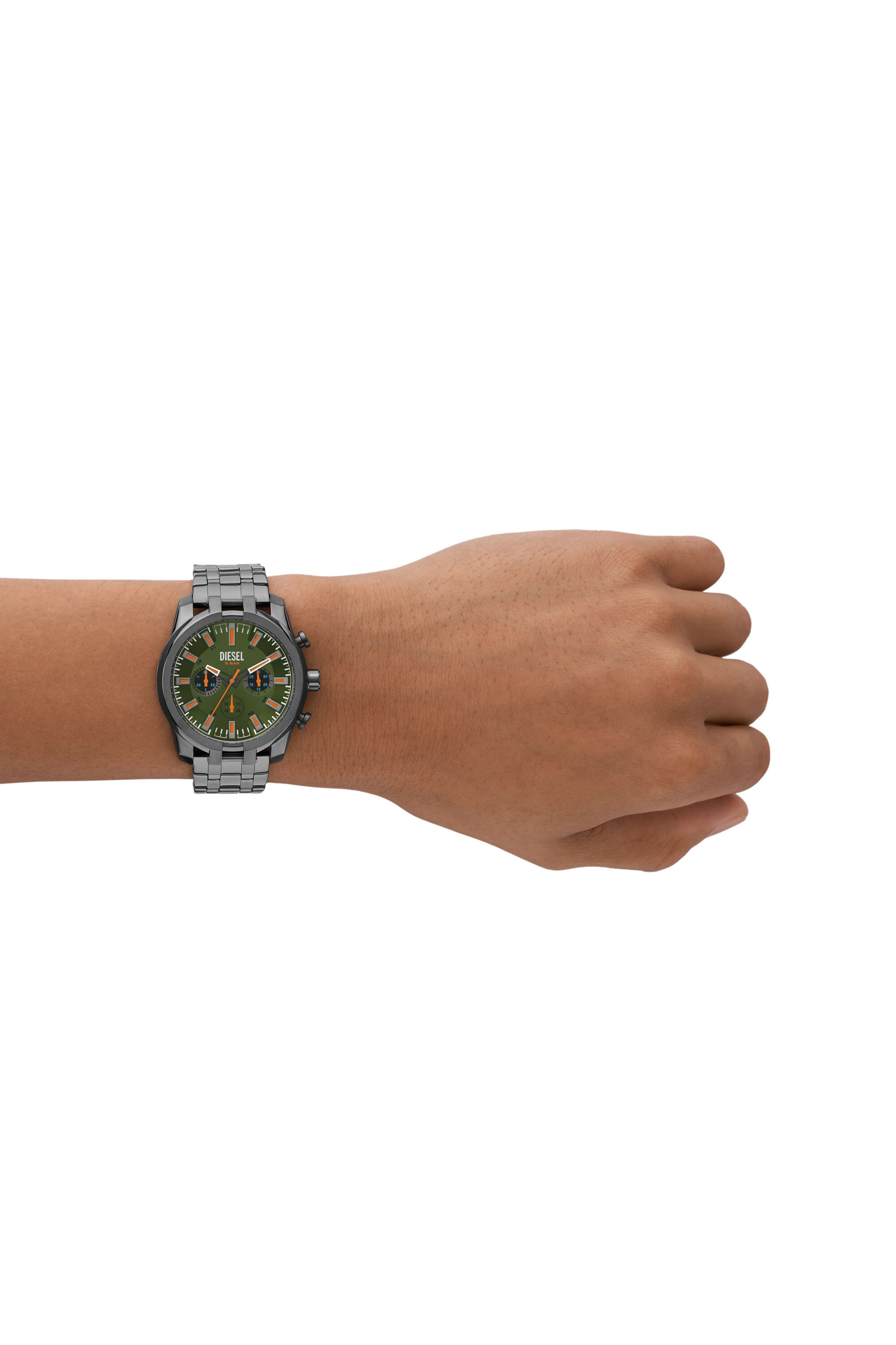 Diesel - DZ4624, Man's Split Gunmetal Stainless Steel Watch in Dark grey - 4