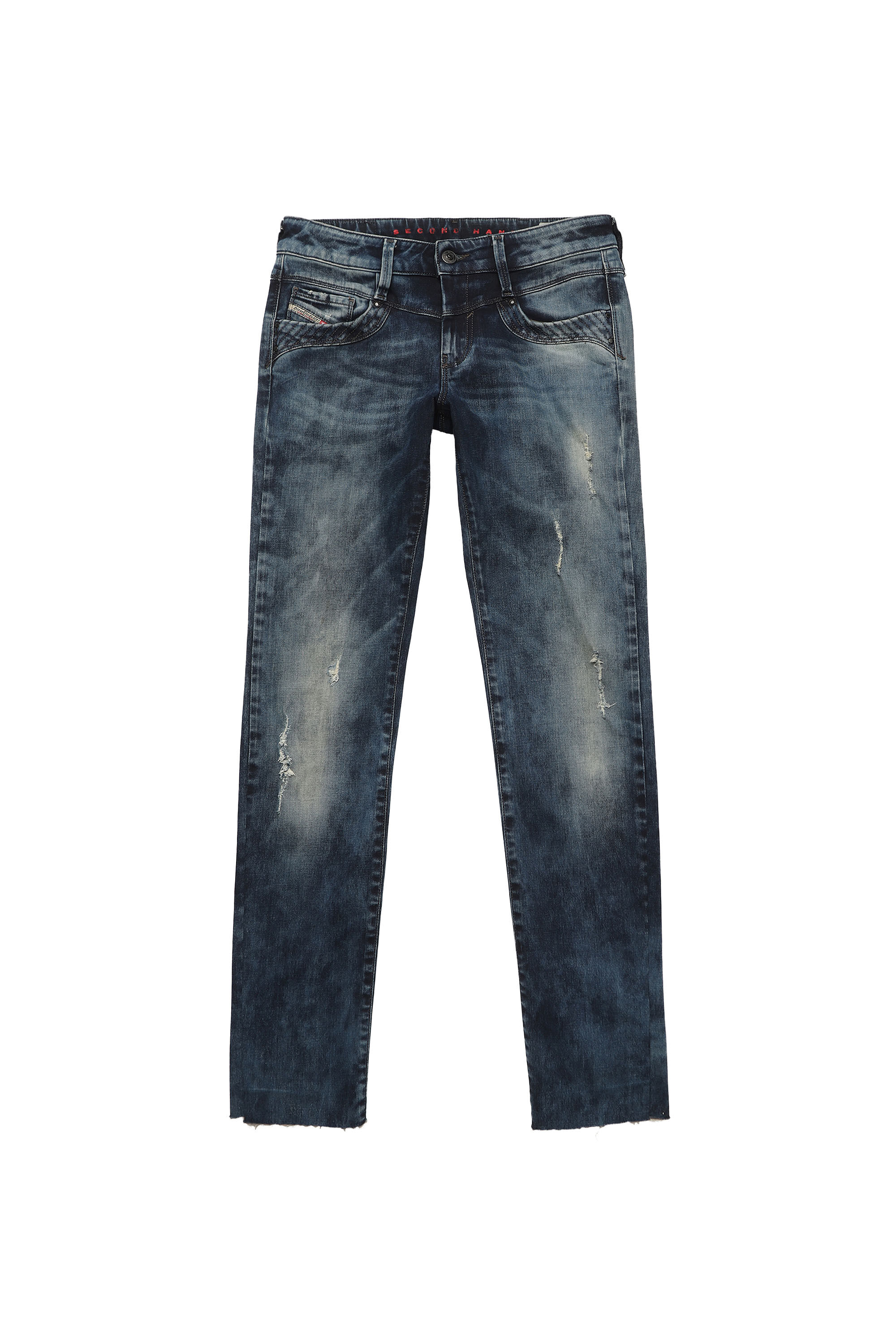Diesel - RONHALLE, Woman's Diesel Woman - Jeans Medium blue in Dark Blue - 1