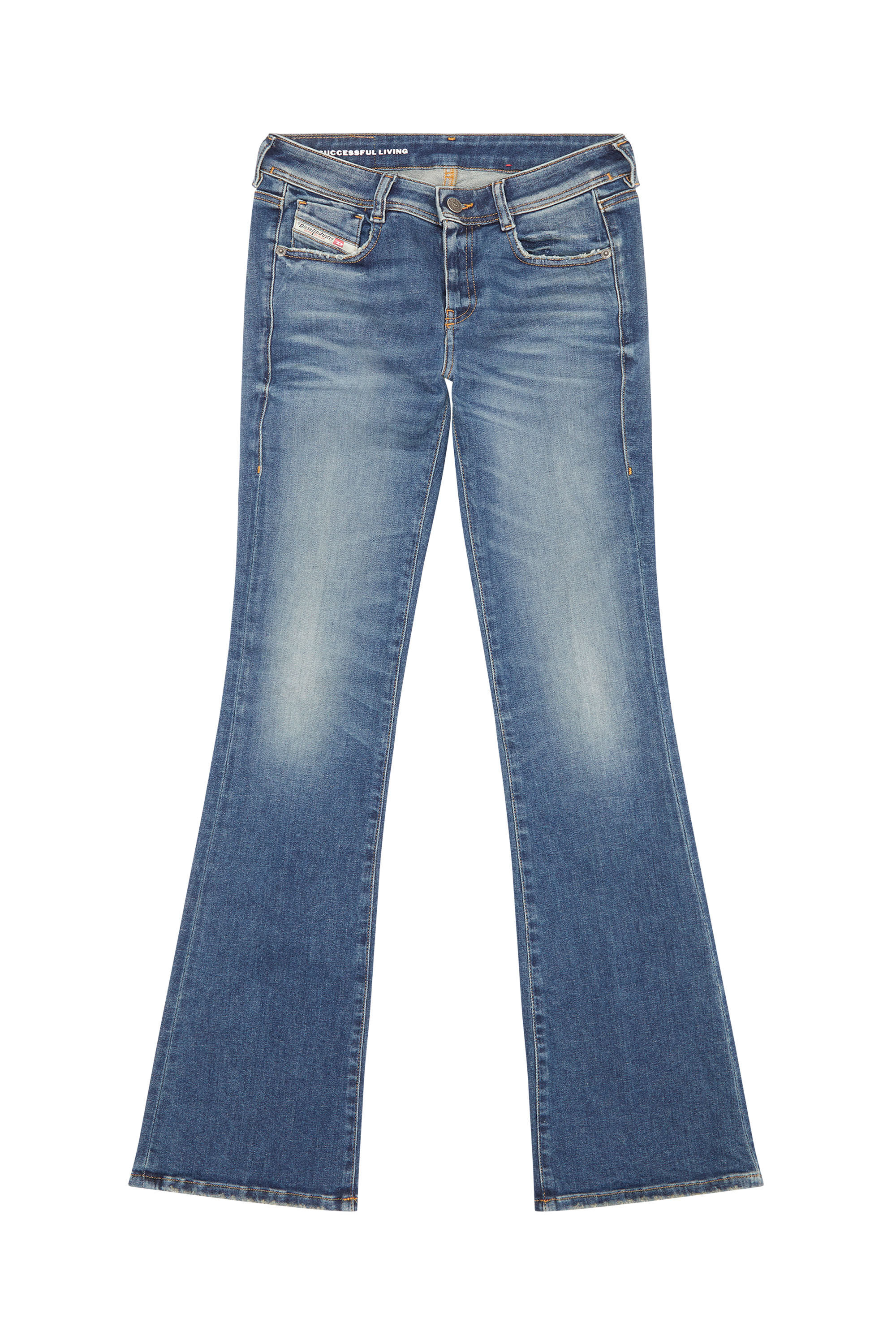 Diesel - Woman's Bootcut and Flare Jeans 1969 D-Ebbey 09G71, Dark Blue - 2