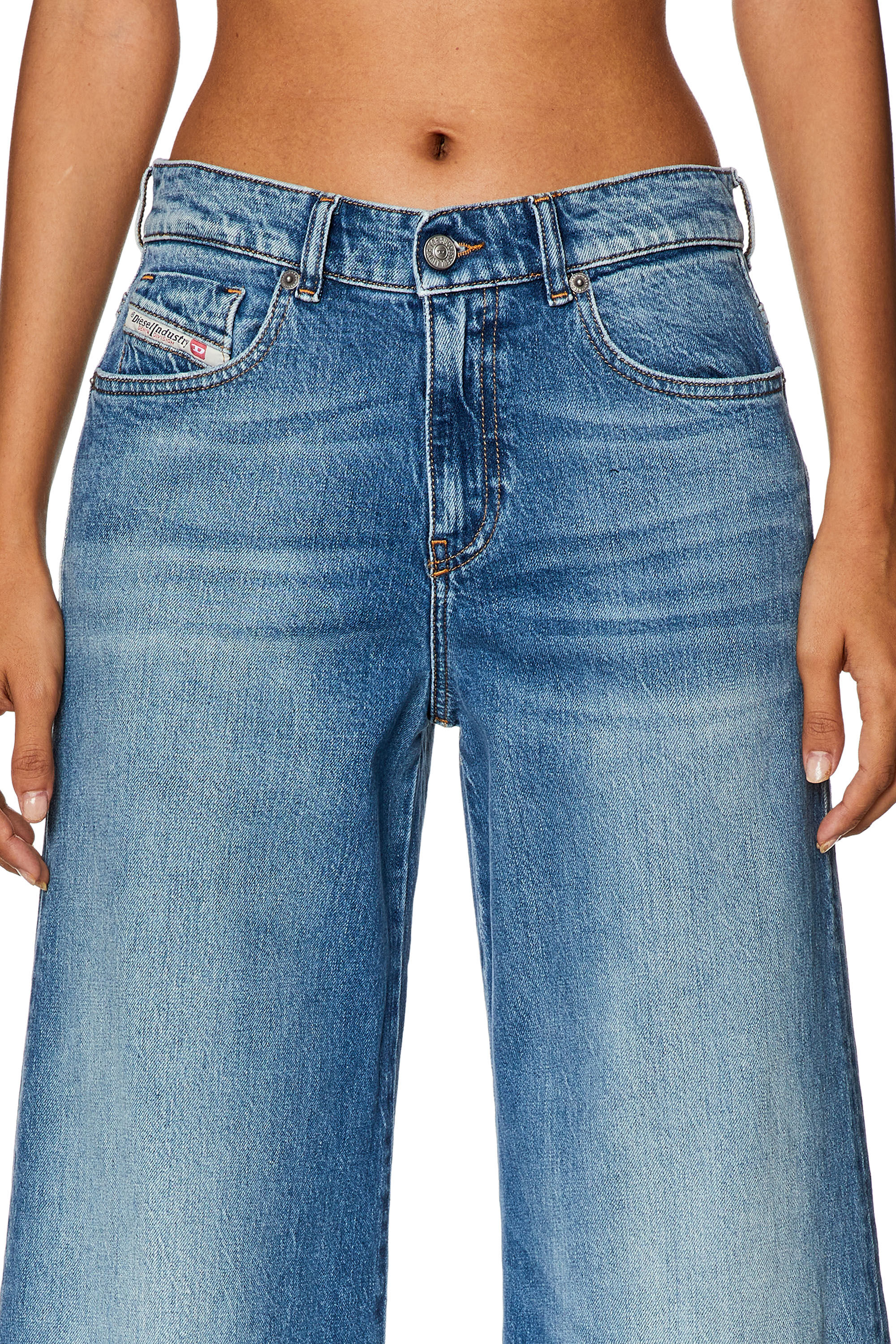 Diesel - Bootcut and Flare Jeans 1978 D-Akemi 007P9, Woman's Bootcut and Flare Jeans - 1978 D-Akemi in Medium blue - 5