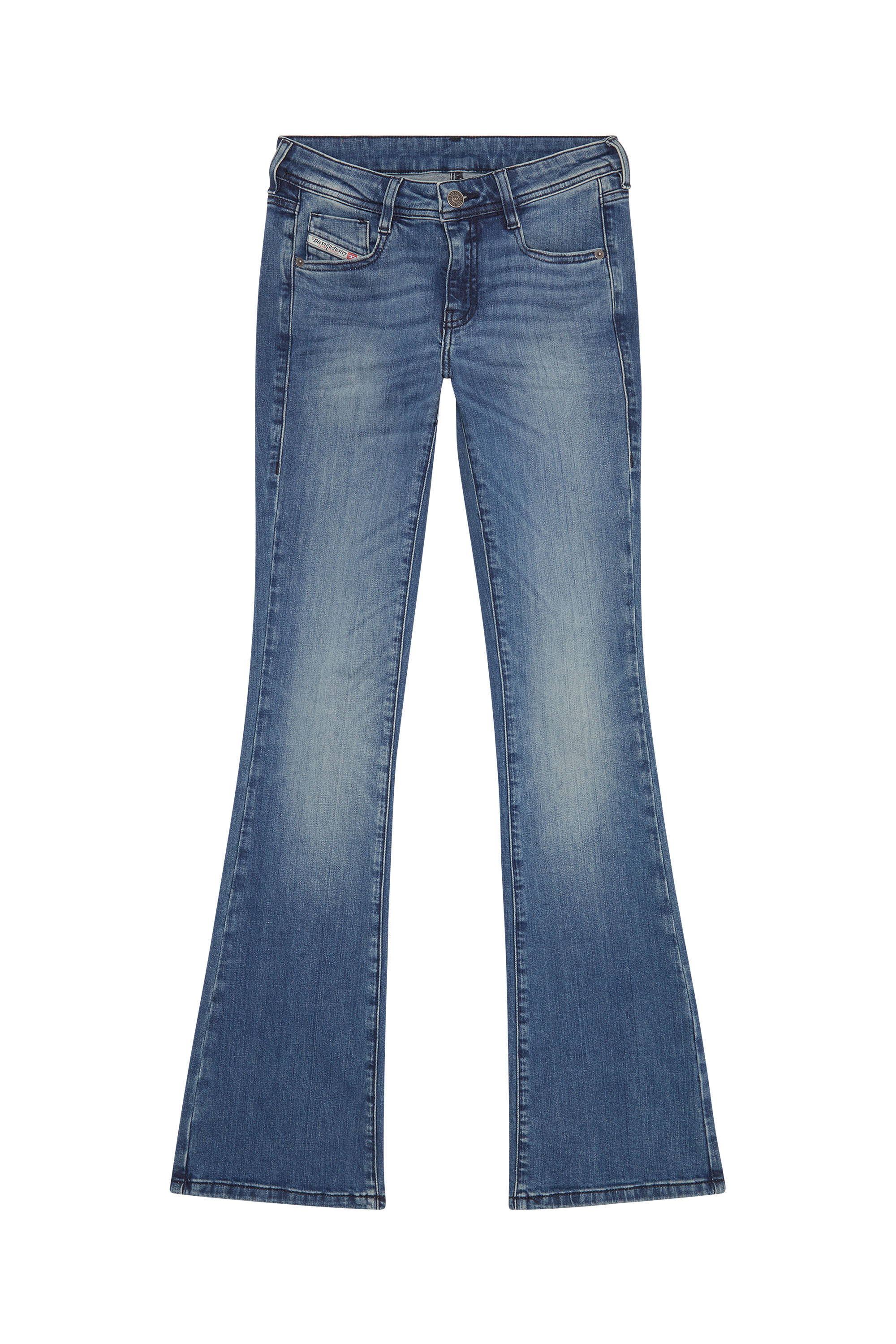 Diesel - Bootcut and Flare Jeans 1969 D-Ebbey 0LICM, Woman's Bootcut and Flare Jeans - 1969 D-Ebbey in Medium blue - 2