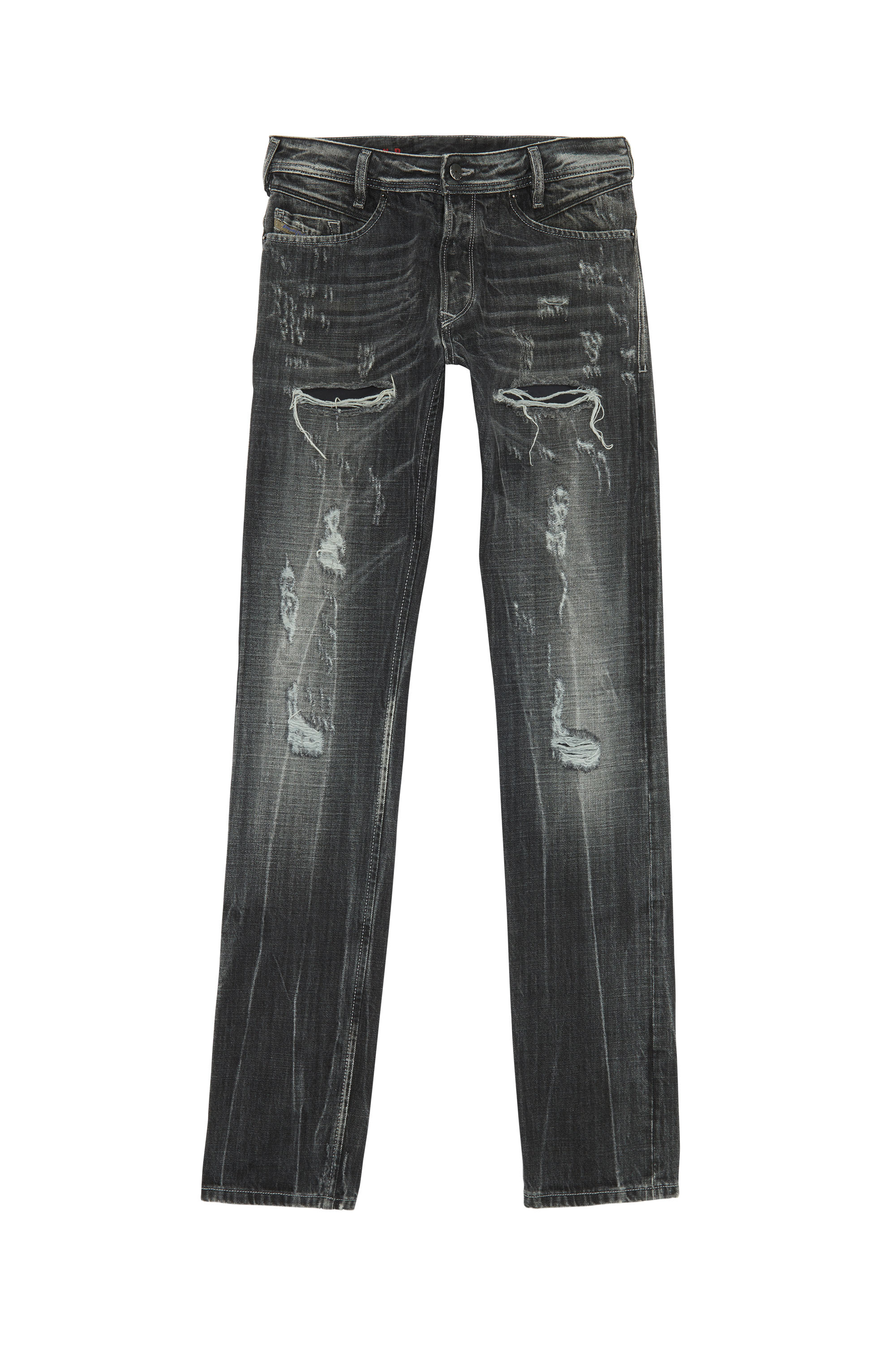 Diesel - POIAK, Man's Man - Jeans Black/Dark grey in Black/Dark grey - 1