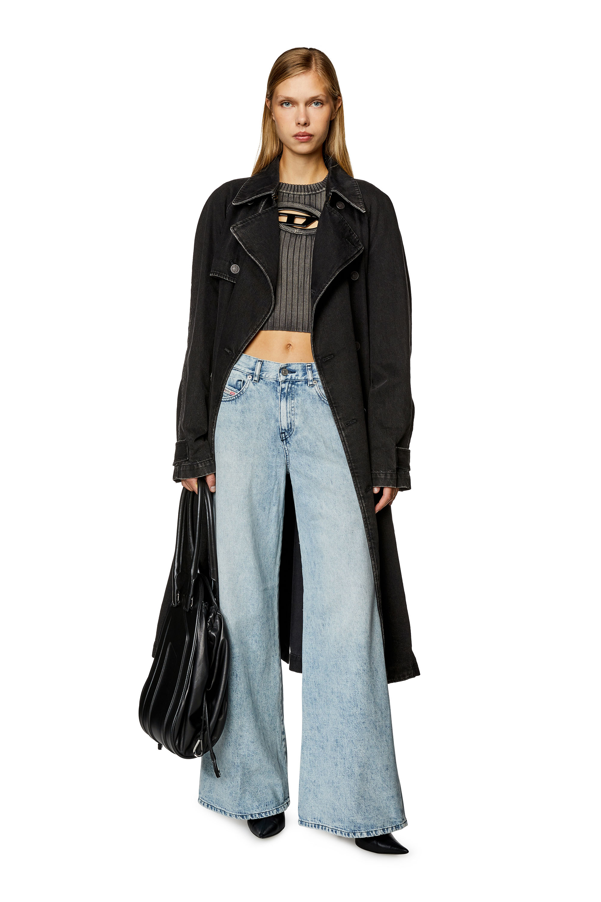 Diesel - Bootcut and Flare Jeans 1978 D-Akemi 09I79, Woman's Bootcut and Flare Jeans - 1978 D-Akemi in Light Blue - 2