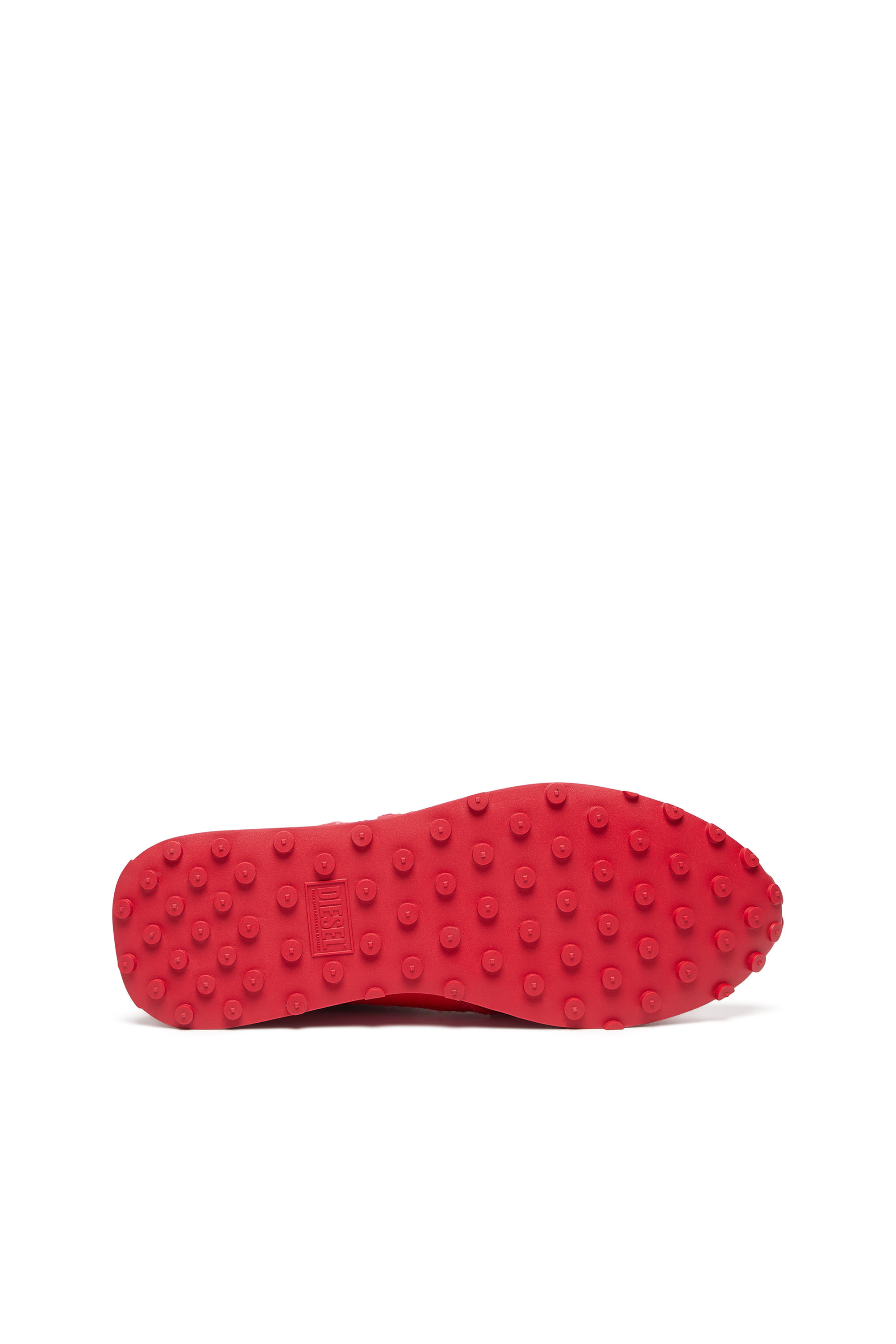 Diesel - S-RACER LC, Man's S-Racer Lc - Canvas sneakers with frayed edges in Red - 4