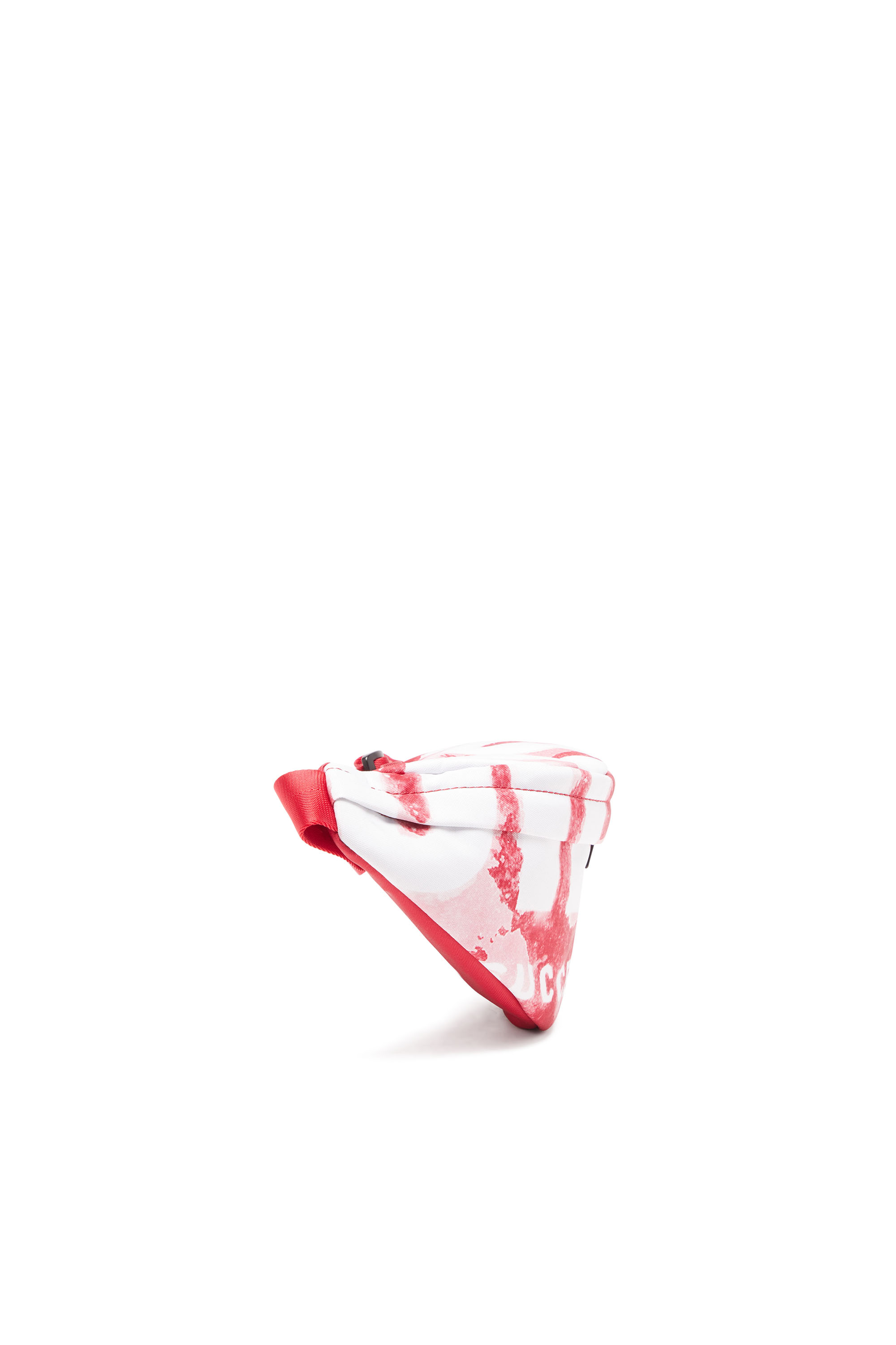 Diesel - RAVE BELTBAG X, Man's Rave Beltbag X - Belt bag in logo-printed fabric in Red - 3