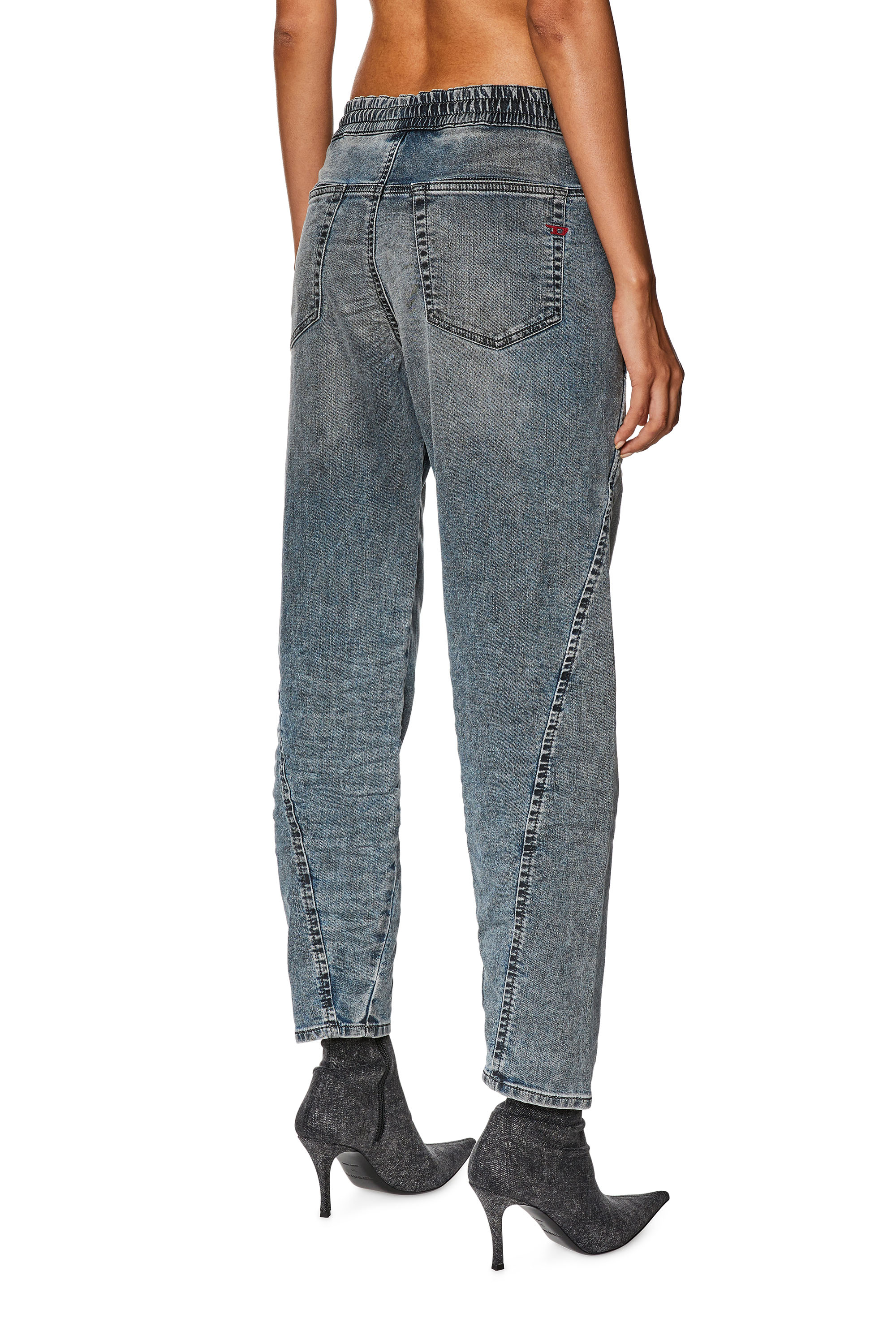 Diesel - Boyfriend 2031 D-Krailey Joggjeans® 068EZ, Woman's Boyfriend 2031 D-Krailey Joggjeans® in Grey - 4
