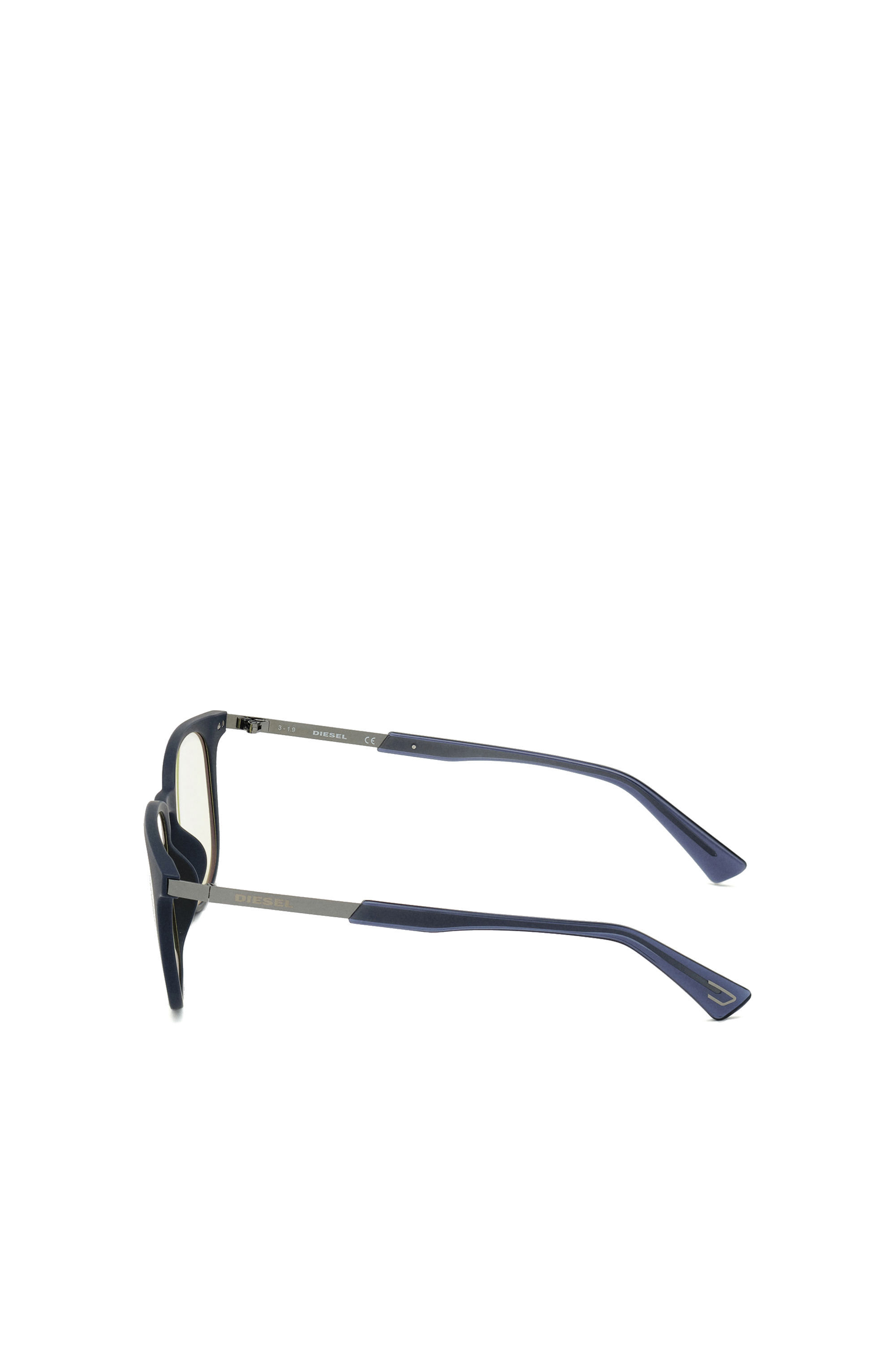 Diesel - DL0311, Unisex's Injected unisex sunglasses in Dark Blue - 1