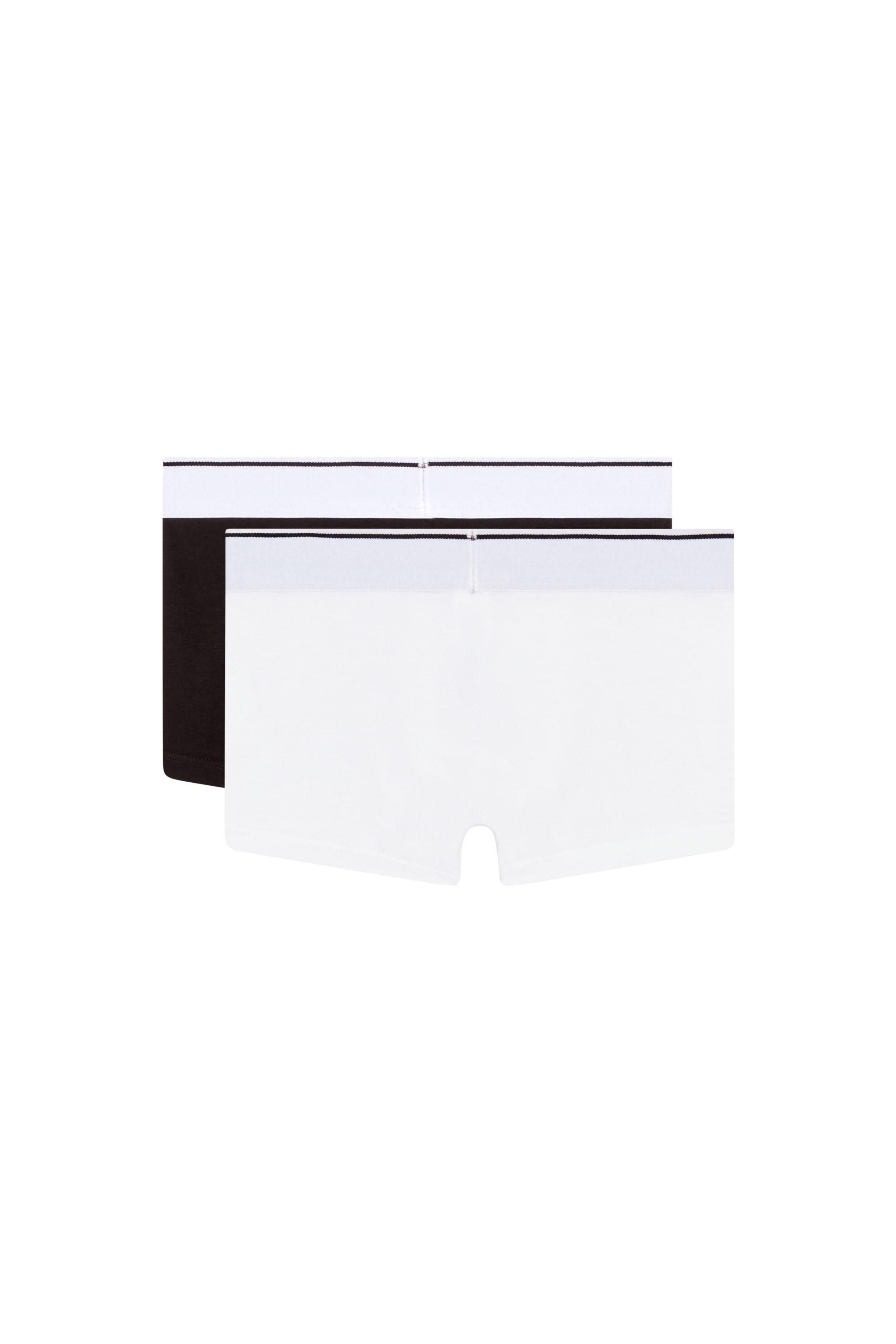 Diesel - UM-UCLASBIPACK-DD, Man's Boxer briefs with logo waist in White/Black - 2