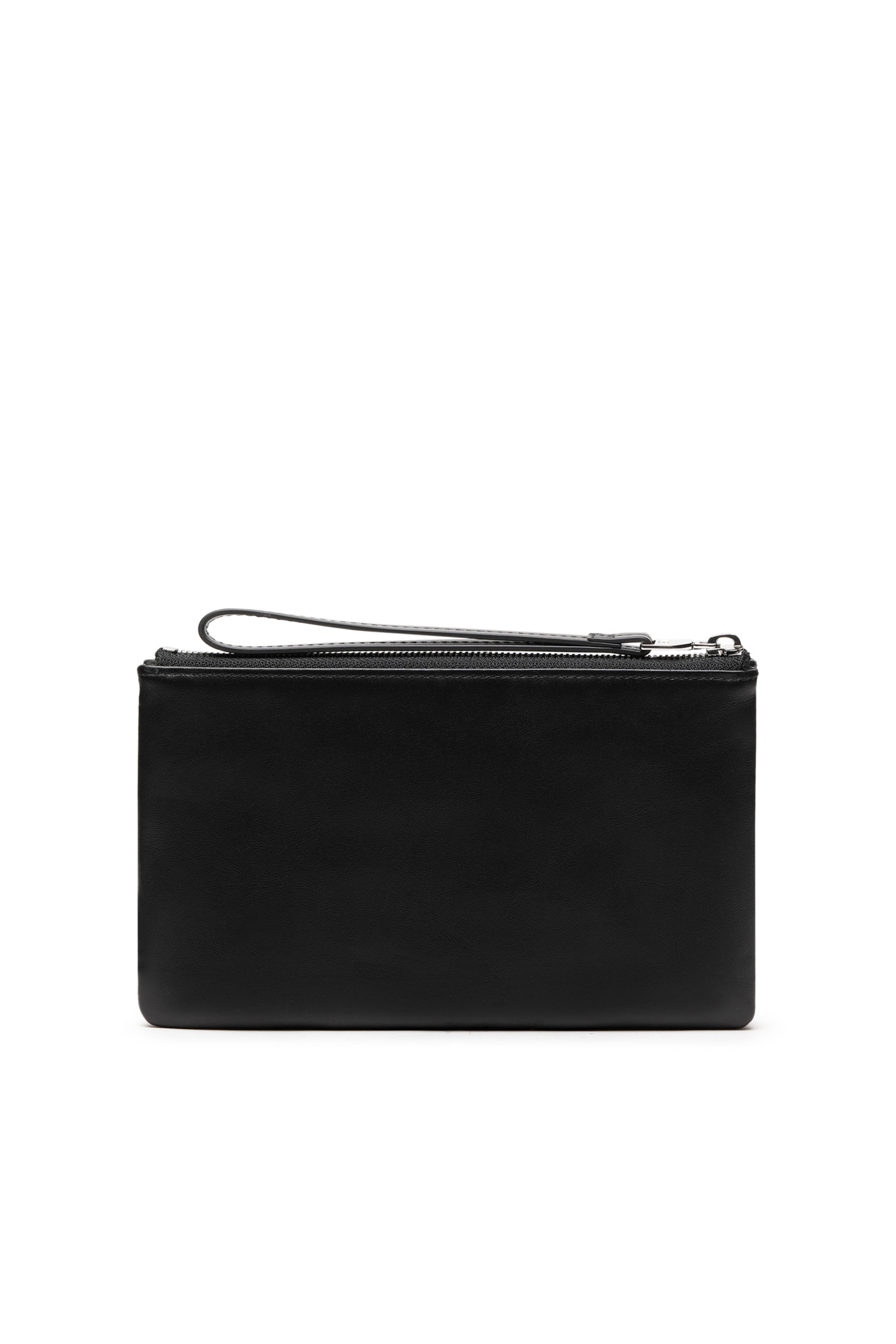 Diesel - PAOULA, Man's Slim travel pouch in nappa leather in Black - 2