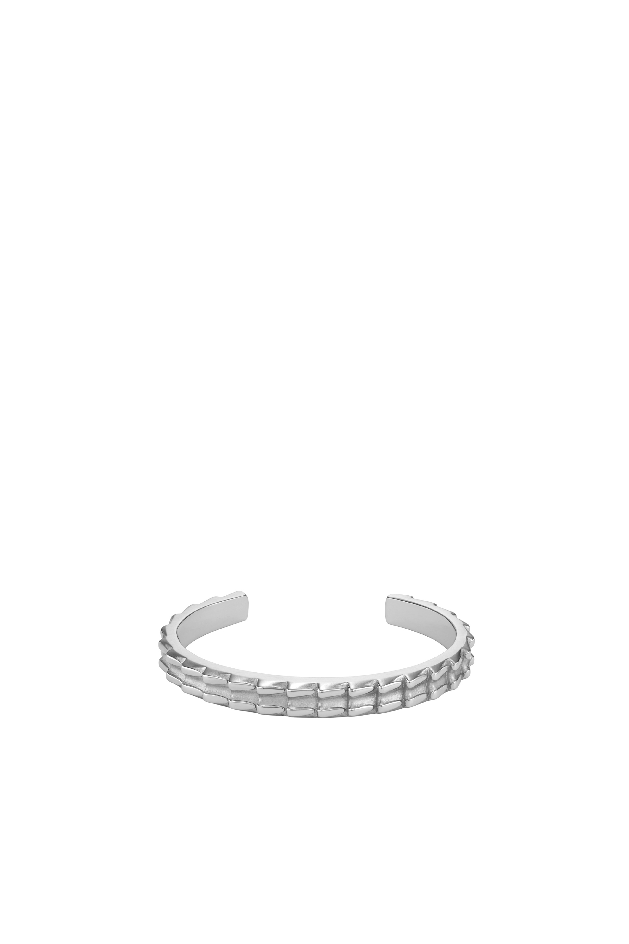 Diesel - DX1395, Unisex's Stainless steel cuff bracelet in Silver - 1
